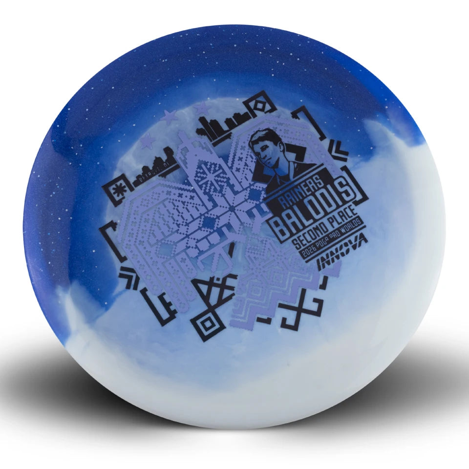 Innova Limited Edition 2026 Tour Series Rainers Balodis PDGA Pro World Championship 2nd Place Commemorative Duo TeeBird Fairway Driver Golf Disc