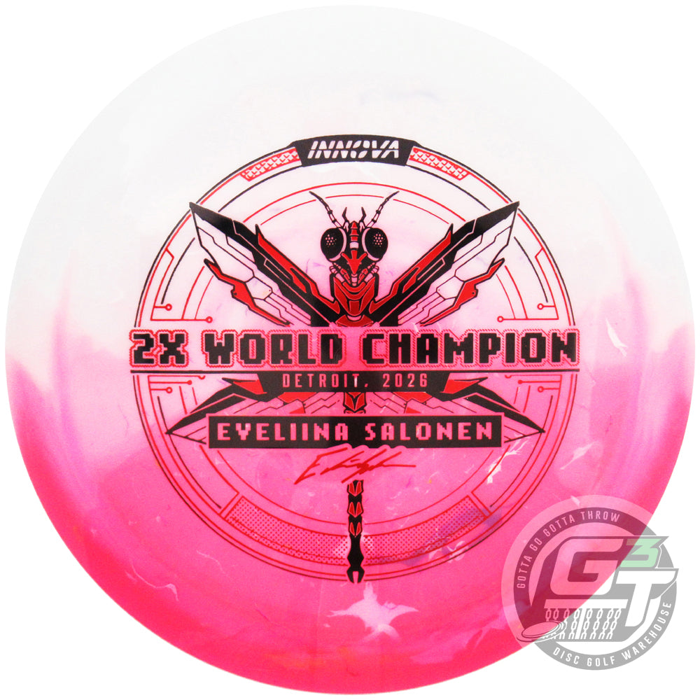 Innova Limited Edition 2026 Tour Series Eveliina Salonen PDGA Pro World Championship Commemorative Party Time Duo Destroyer Distance Driver Golf Disc