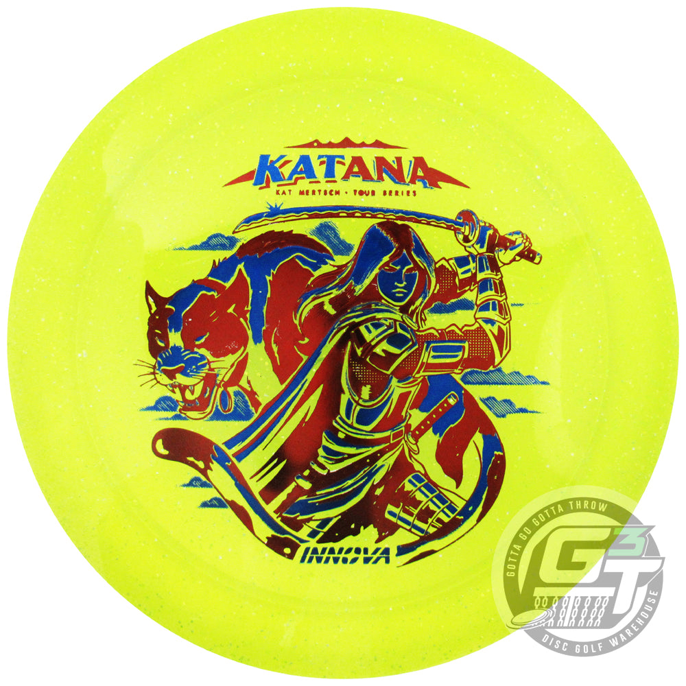 Innova Limited Edition 2026 Tour Series Kat Mertsch Metal Flake Champion Katana Distance Driver Golf Disc