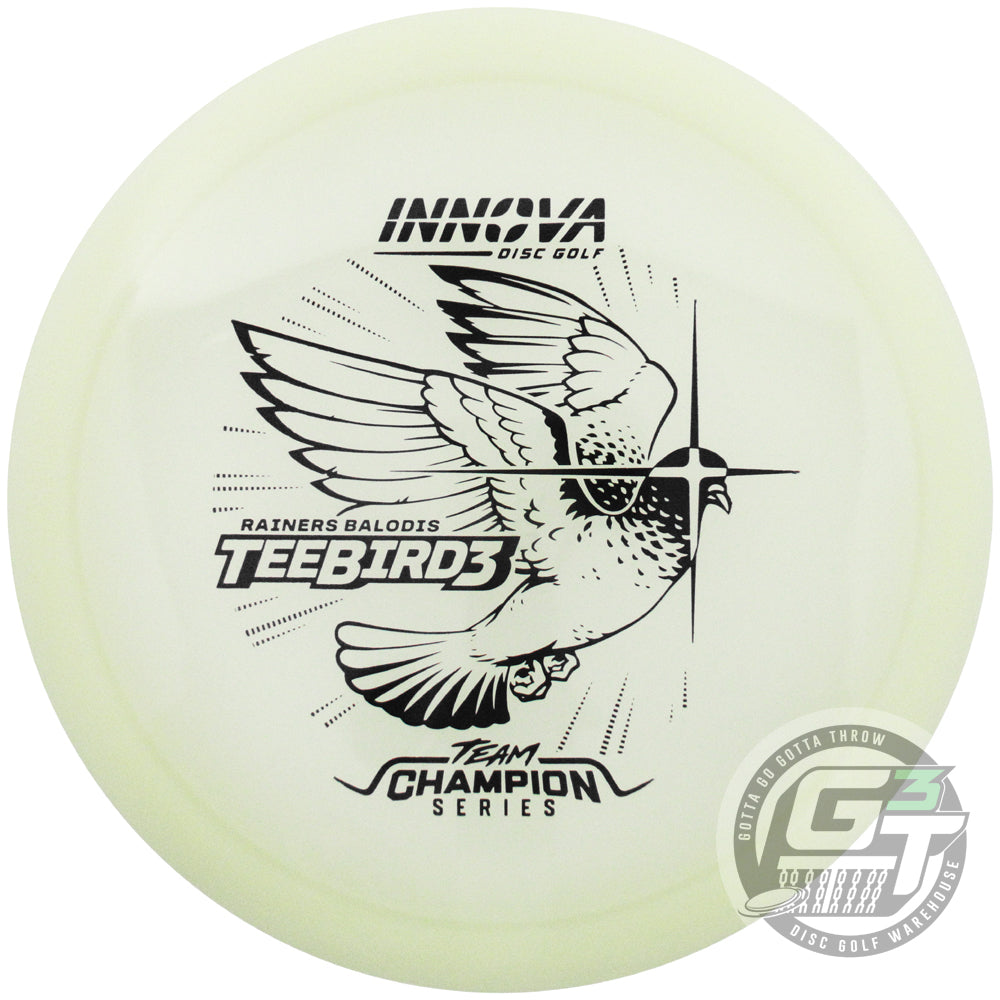 Innova Limited Edition 2026 Tour Series Rainers Balodis Proto Glow Champion Teebird3 Fairway Driver Golf Disc