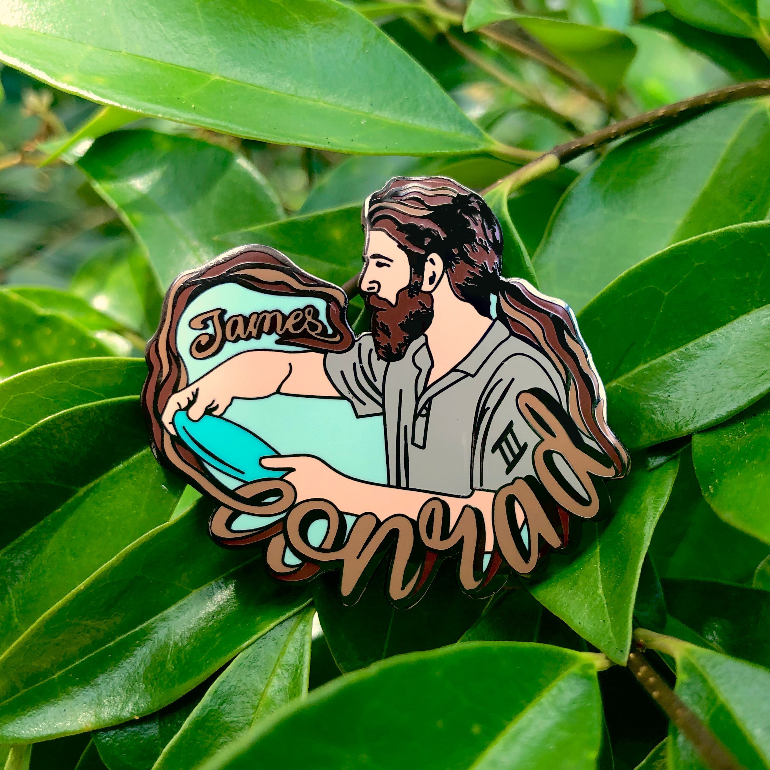 James Conrad Disc Golf Pin - Series 1 - Gotta Go Gotta Throw