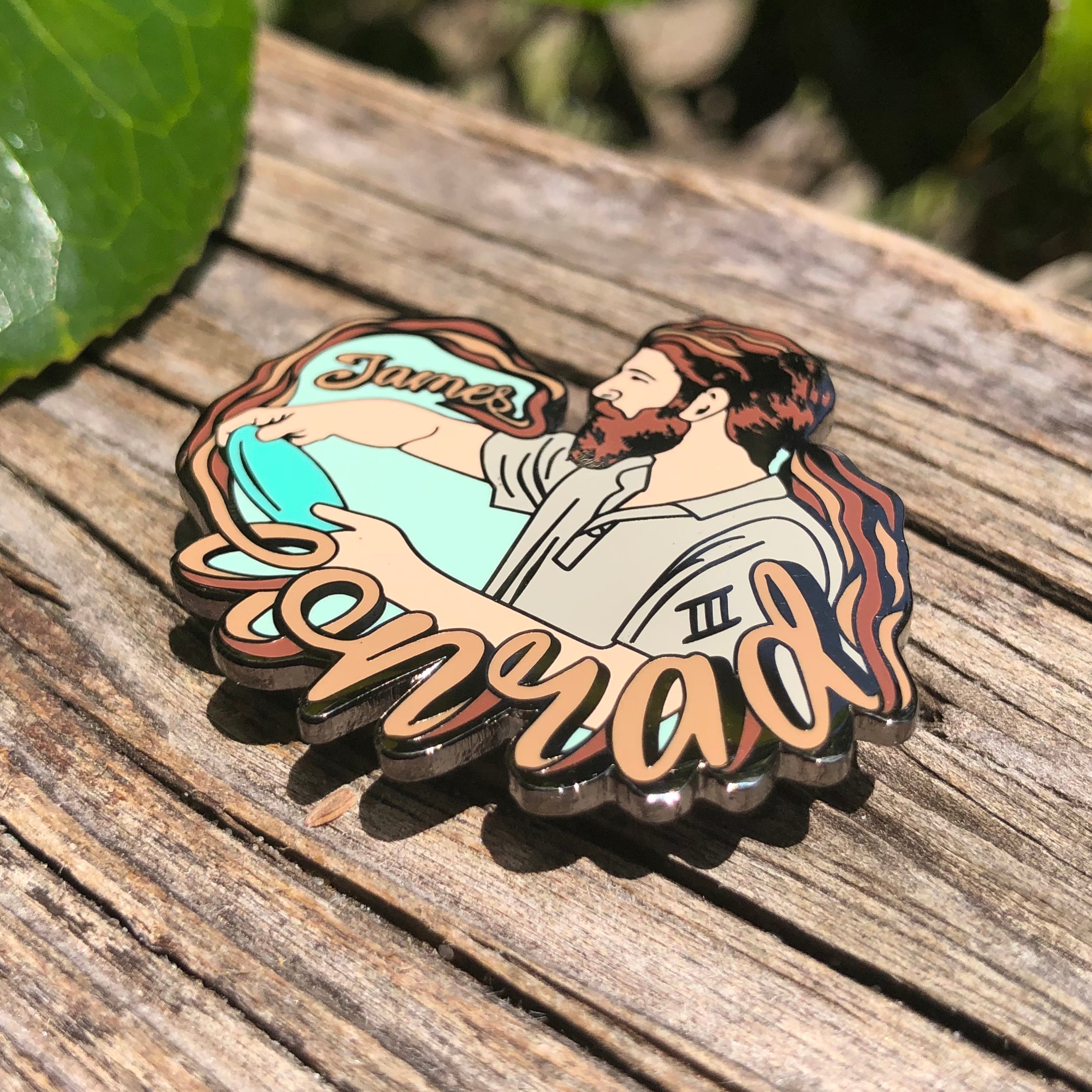 James Conrad Disc Golf Pin - Series 1 - Gotta Go Gotta Throw