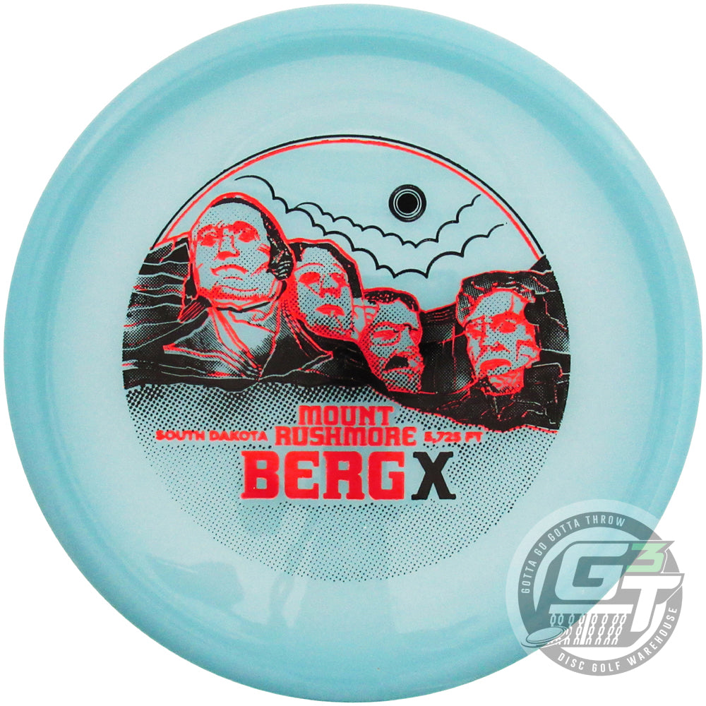 Kastaplast Limited Edition Mount Rushmore Stamp Color Glow K1 Berg X Putter Golf Disc