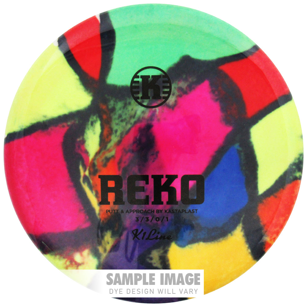 Kastaplast Tie-Dye K1 Reko Putter Golf Disc