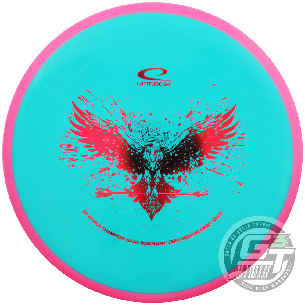 Latitude 64 Limited Edition 2025 Team Series Isaac Robinson Zero Medium Orbit Sinus Putter Golf Disc