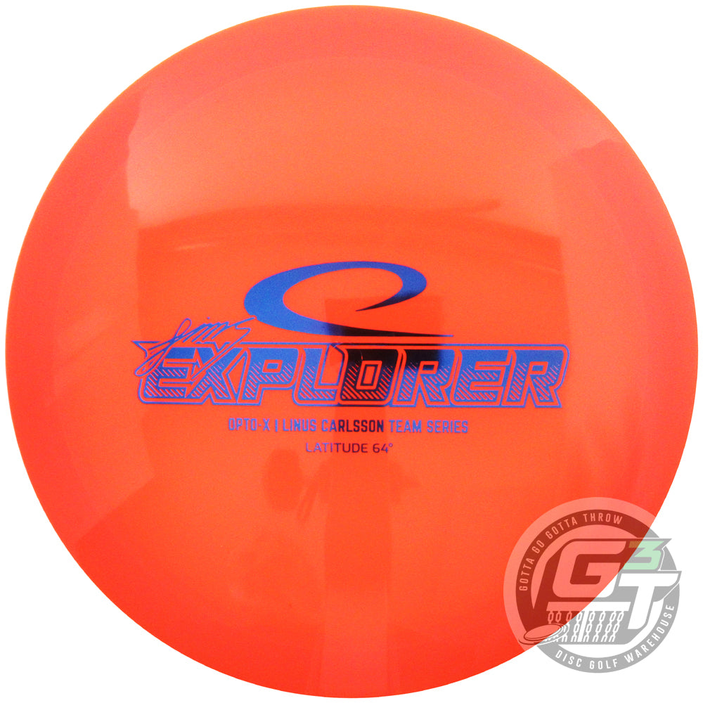 Latitude 64 Limited Edition 2025 Team Series Linus Carlsson Opto-X Explorer Fairway Driver Golf Disc
