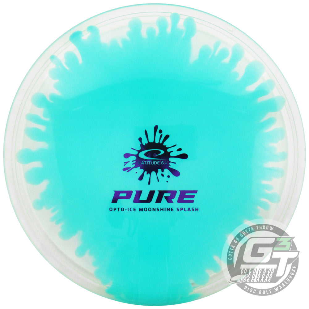 Latitude 64 Moonshine Glow Opto Ice Splash Pure Putter Golf Disc