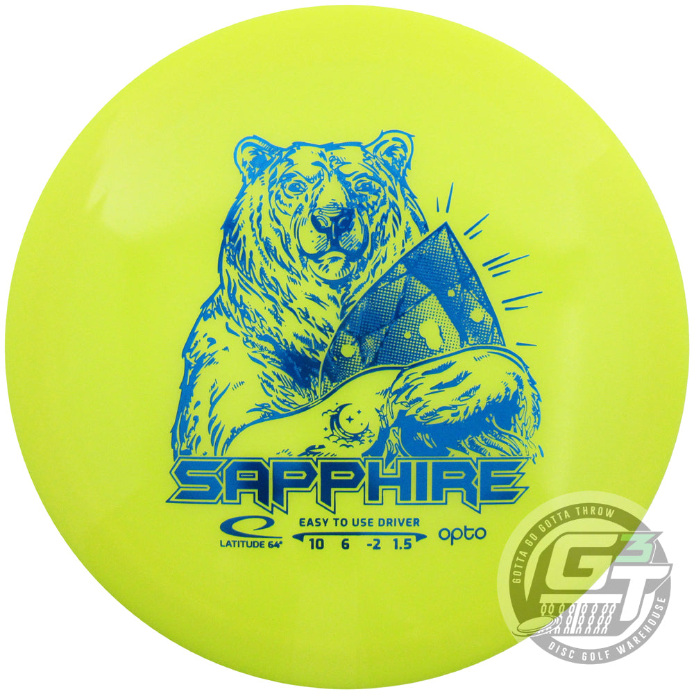 Latitude 64 Moonshine Glow Opto Sapphire Distance Driver Golf Disc