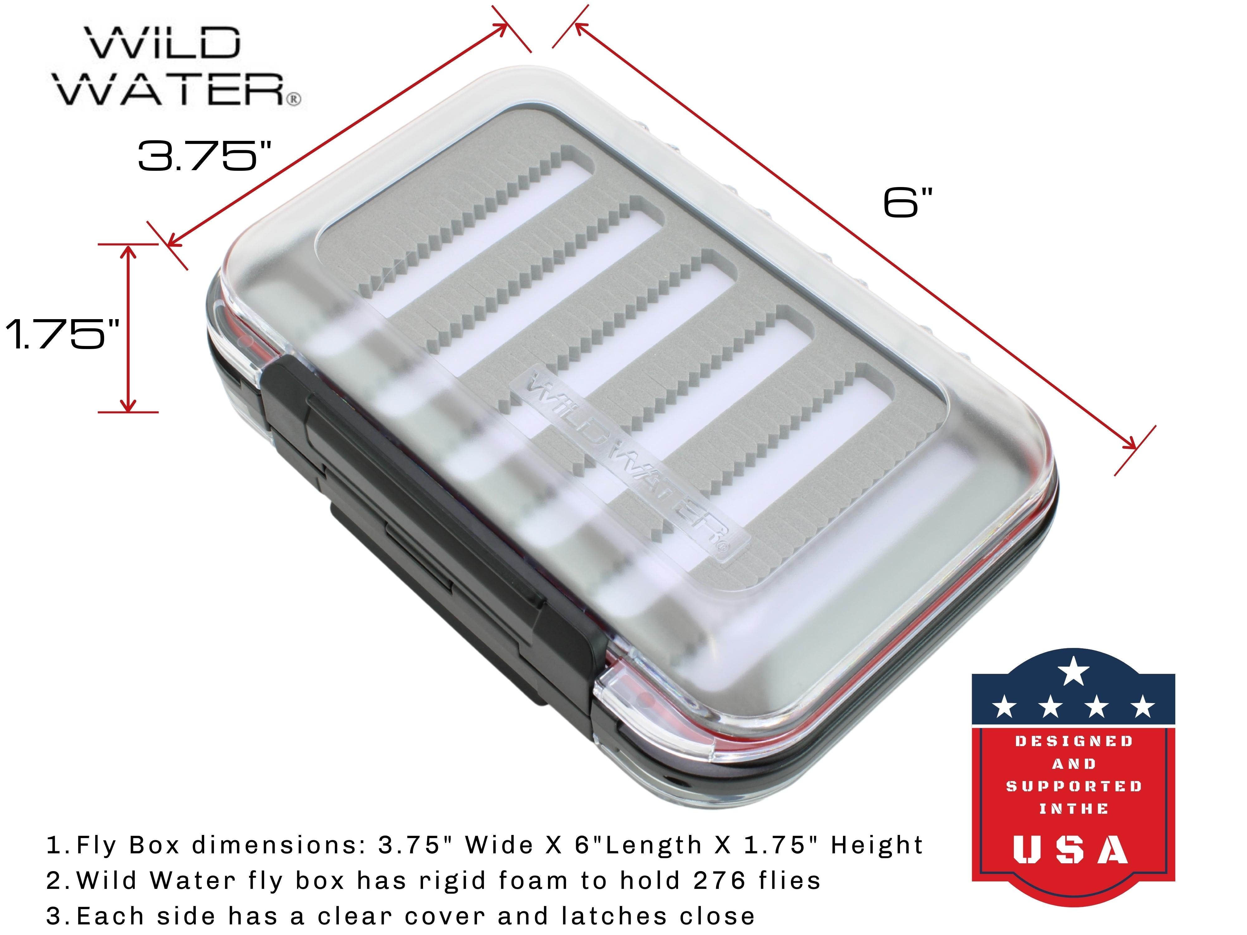 Wild Water Fly Fishing Large Foam Insert Double-sided Fly Box