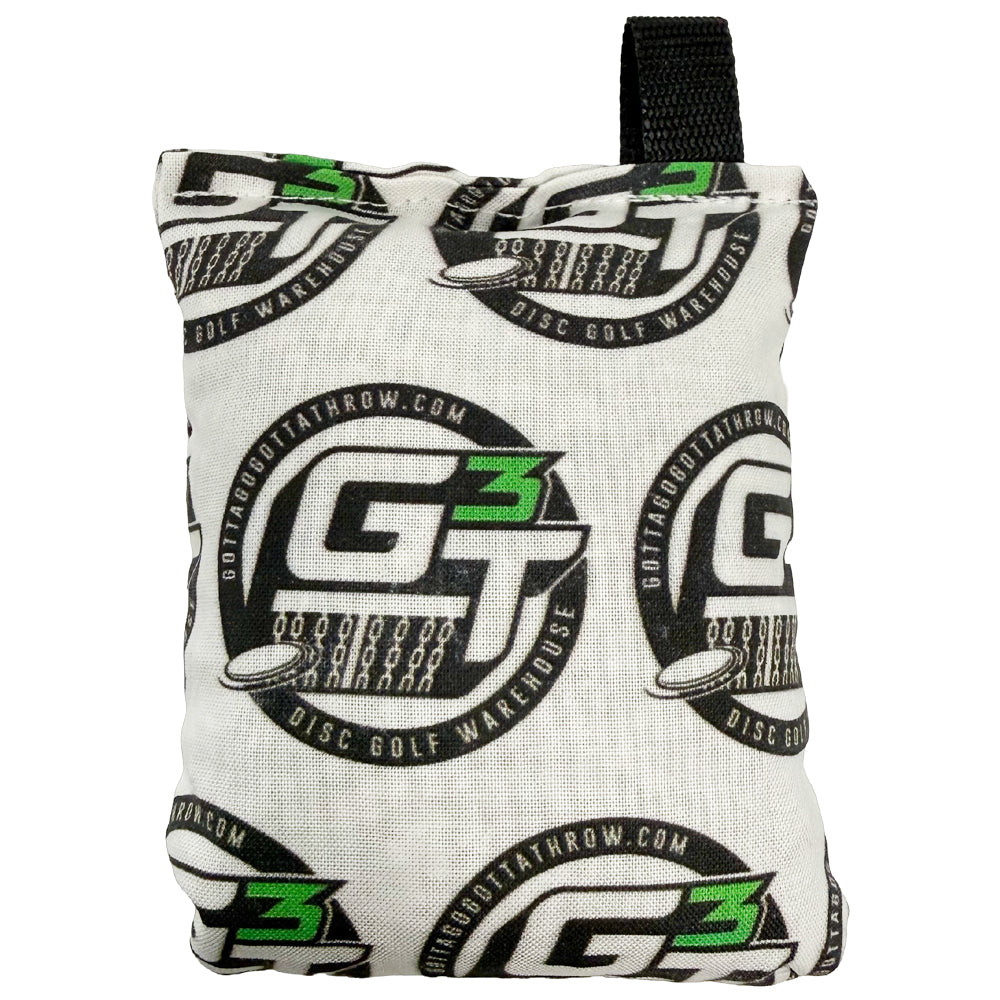 Gotta Go Gotta Throw G3T Logo Dry Paw Bag Disc Golf Grip Enhancer
