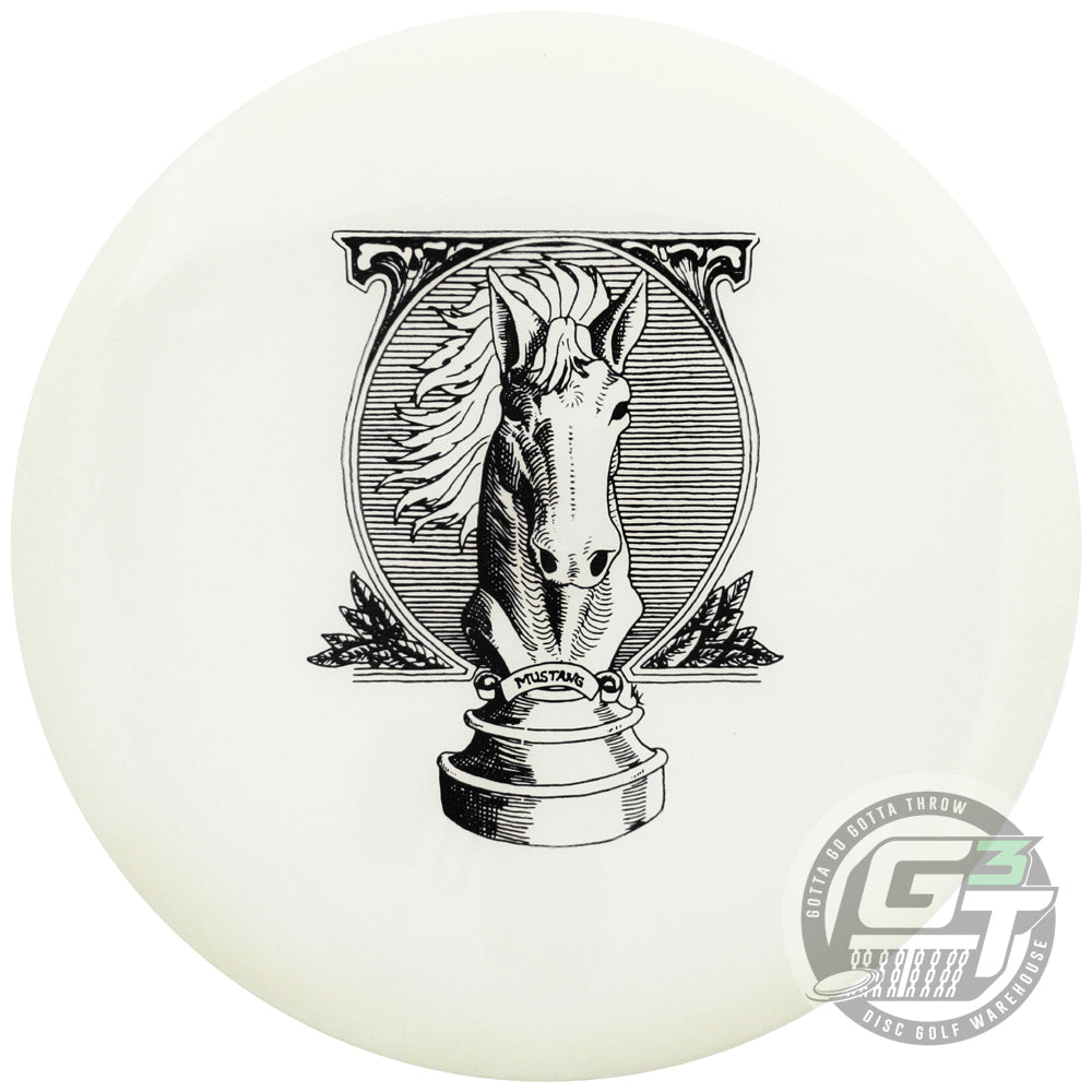Mint Discs Limited Edition Portrait of a Knight Stamp Glow Nocturnal Flex Mustang Midrange Golf Disc