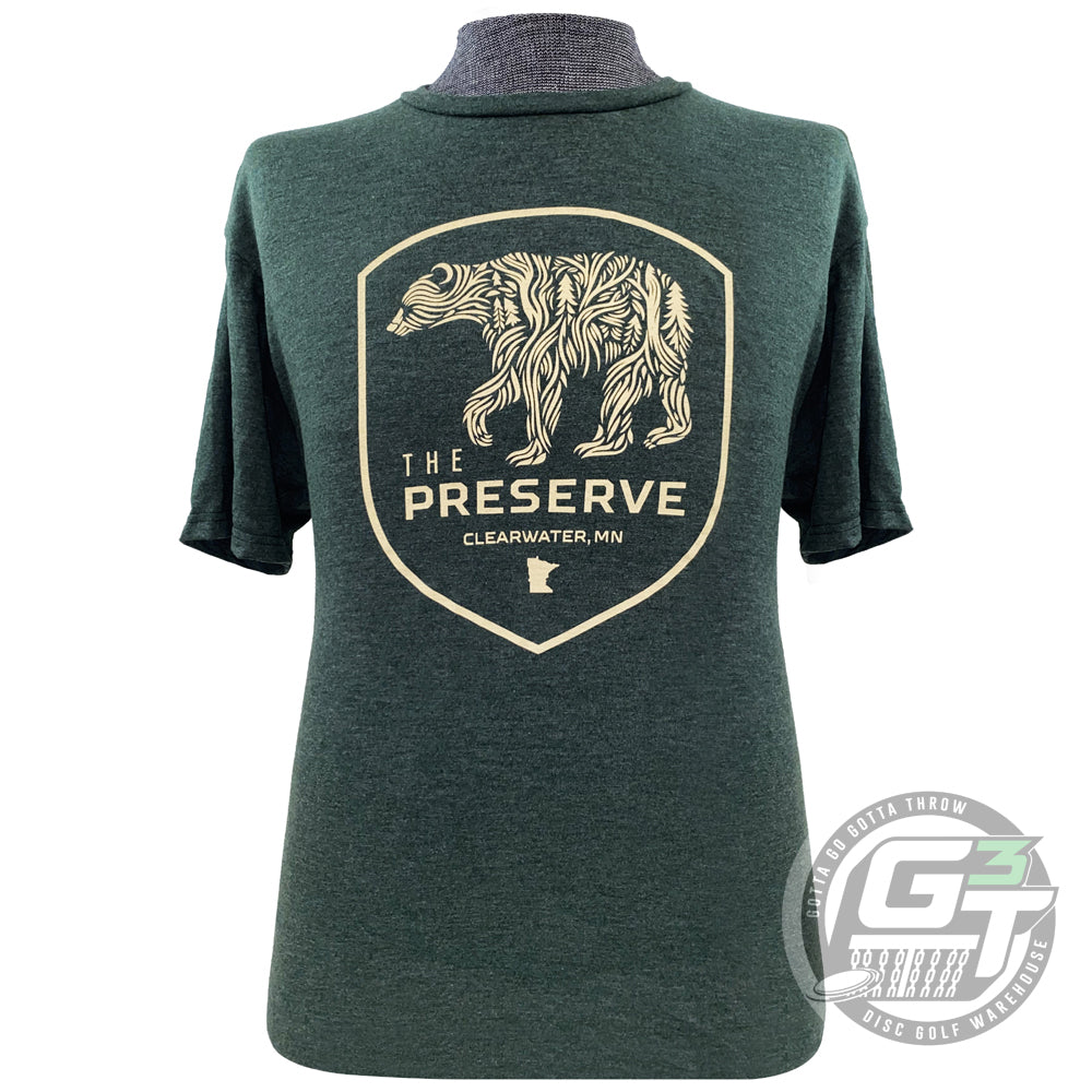 Minnesota Preserve Bear Logo Short Sleeve Disc Golf T-Shirt