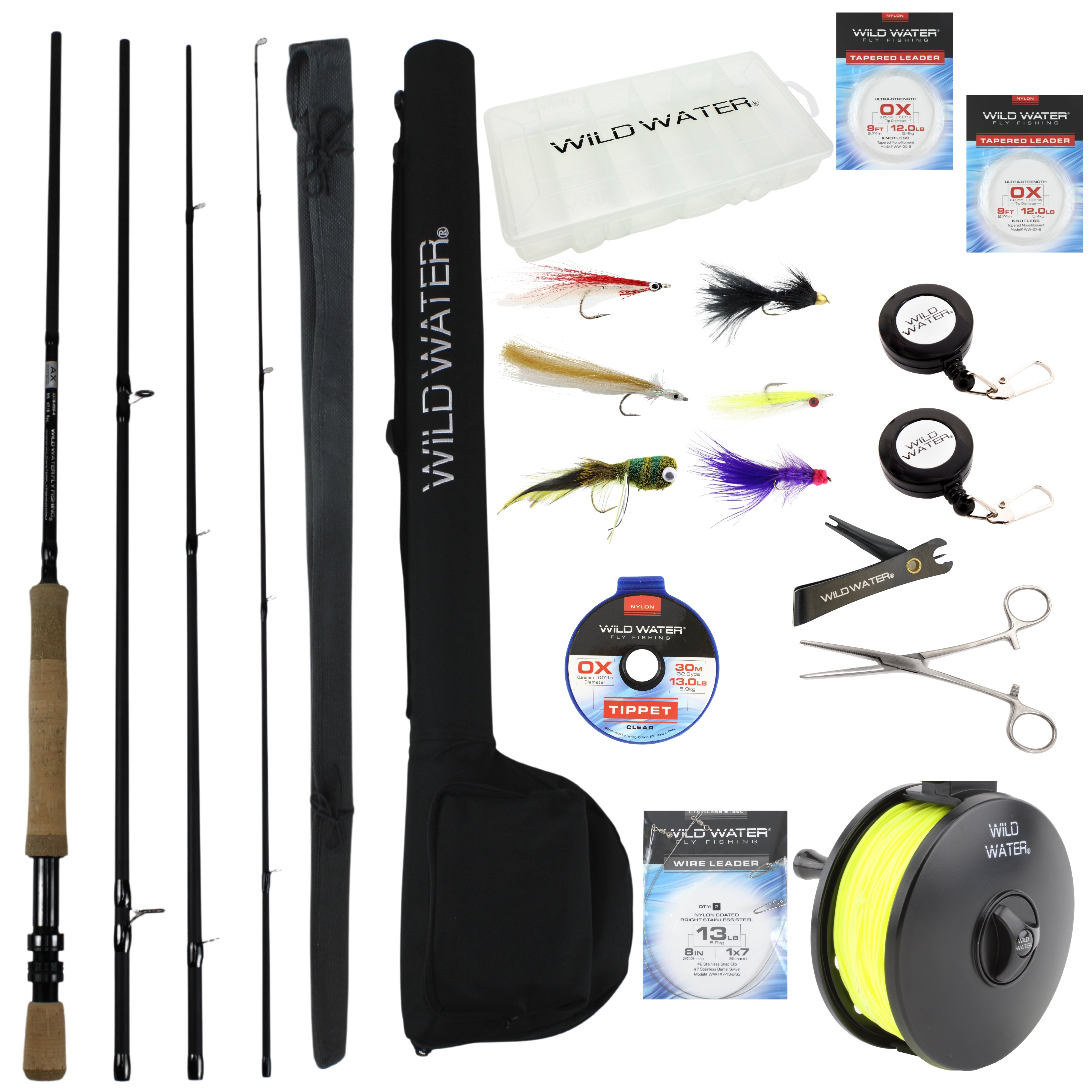 Wild Water Fly Fishing Kit, 9' 7/8 Weight Rod and Reel Package – Gotta Go  Gotta Throw