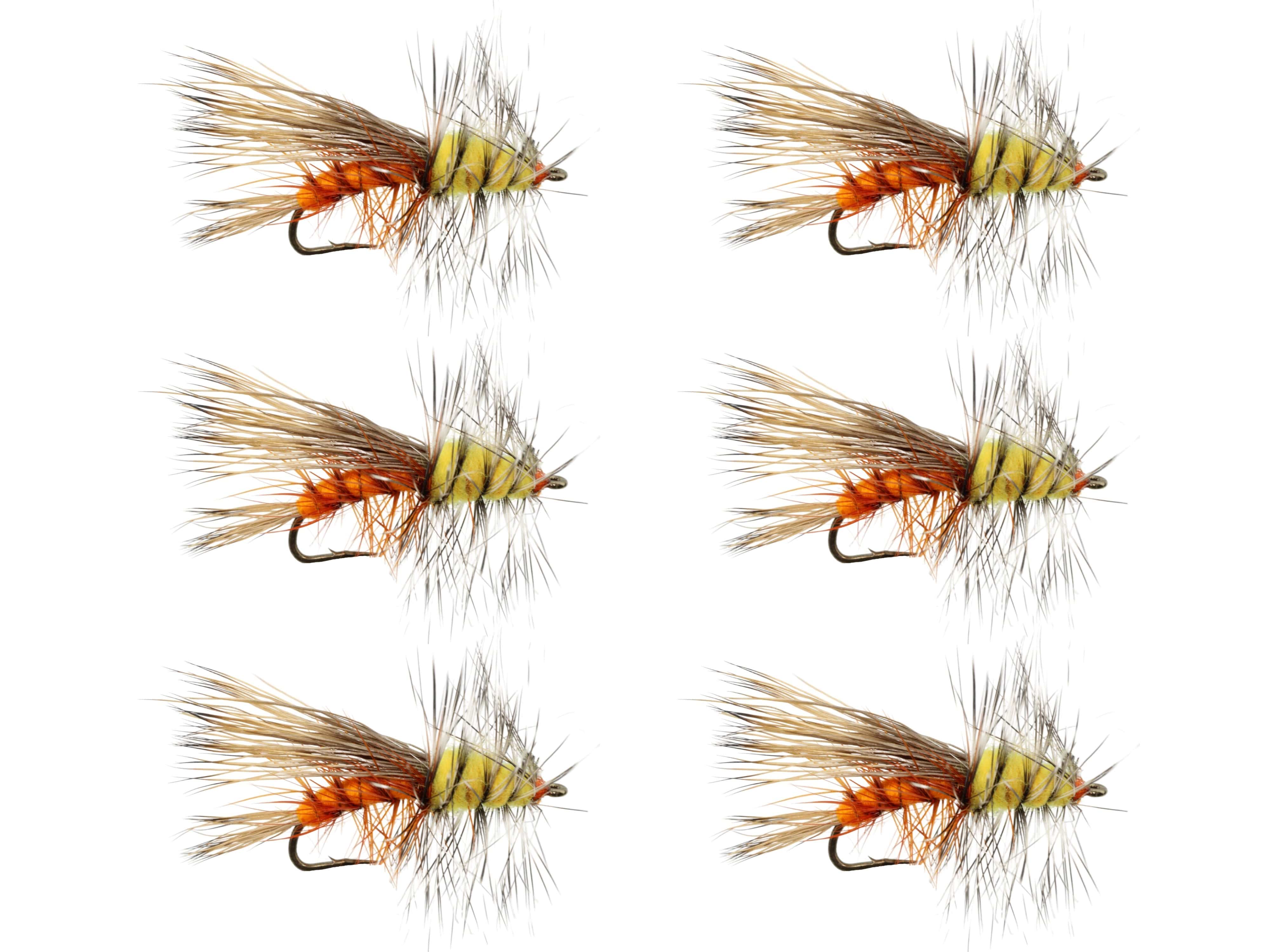 Wild Water Fly Fishing Orange Stimulator, Size 12, Qty. 6