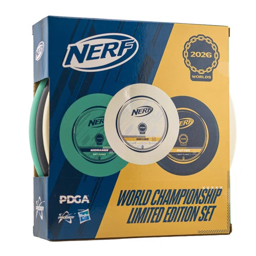 Prodigy NERF Limited Edition 2026 World Championship Soft Flight 3-Disc Beginner Disc Golf Set