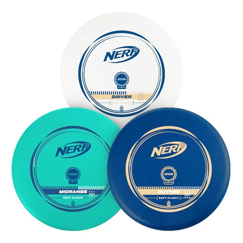 Prodigy NERF Limited Edition 2026 World Championship Soft Flight 3-Disc Beginner Disc Golf Set