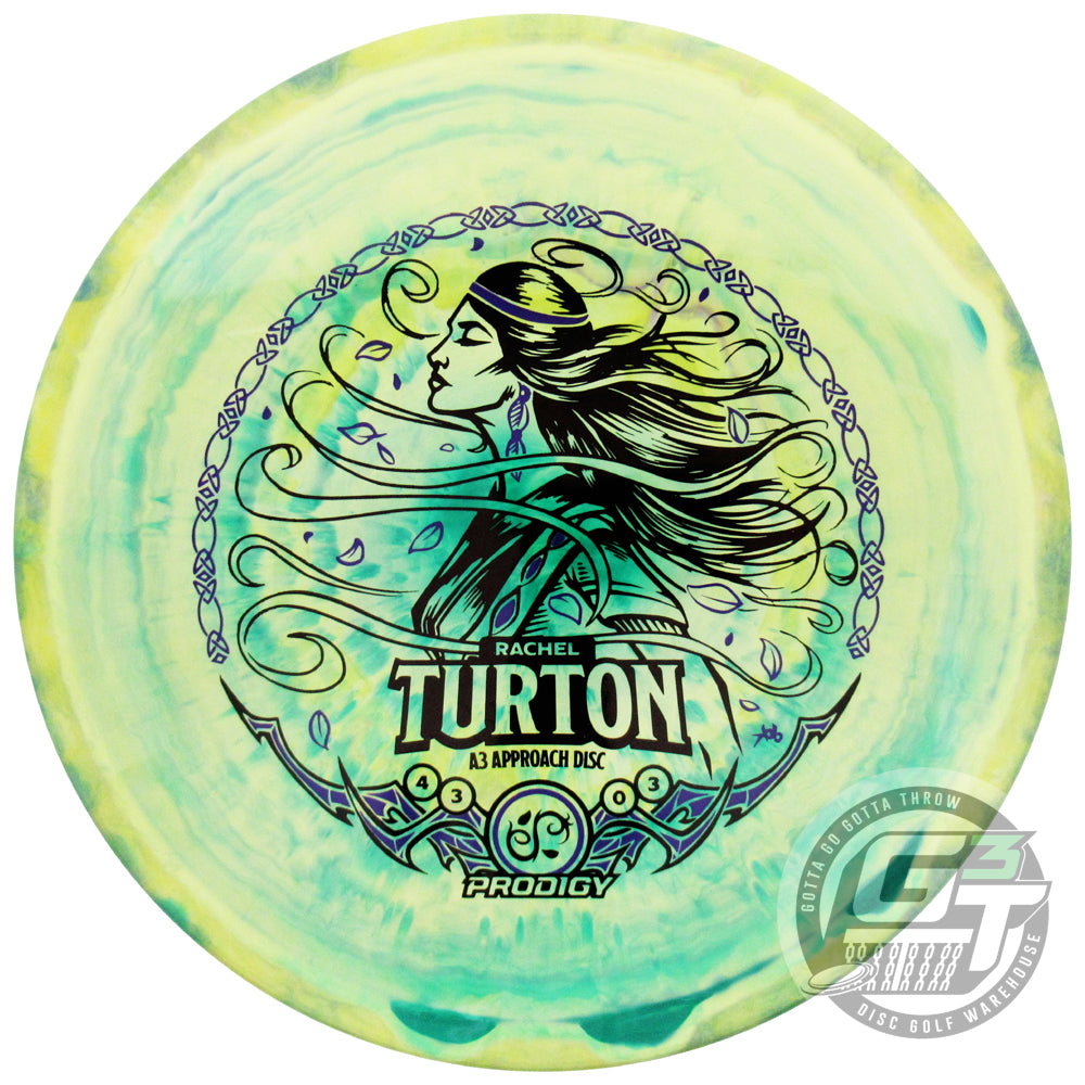 Prodigy Limited Edition 2025 Signature Series Rachel Turton 400 Ultra Soft Spectrum A3 Approach Midrange Golf Disc