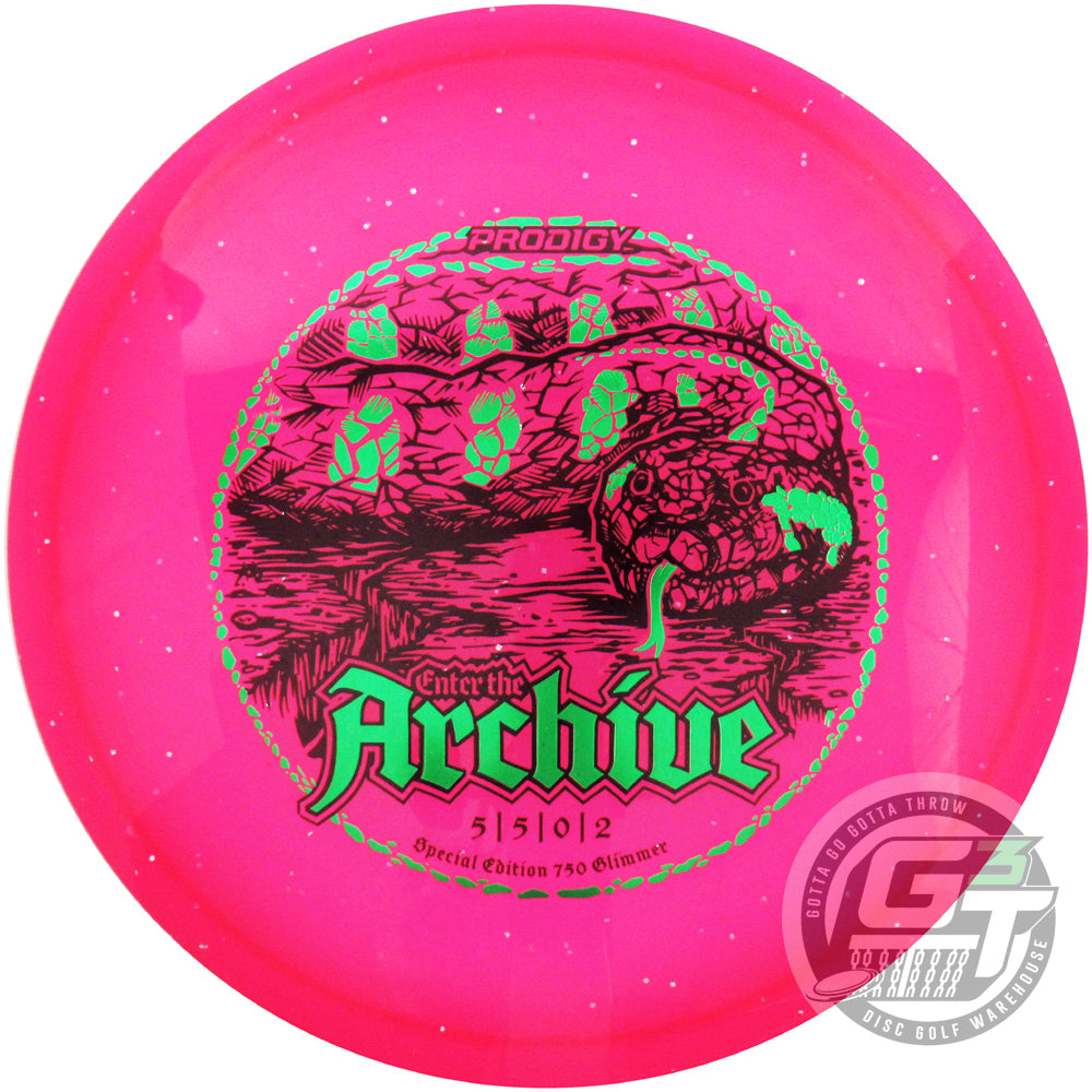 Prodigy Limited Edition Serpentium Stamp Glimmer 750 Series Archive Midrange Golf Disc