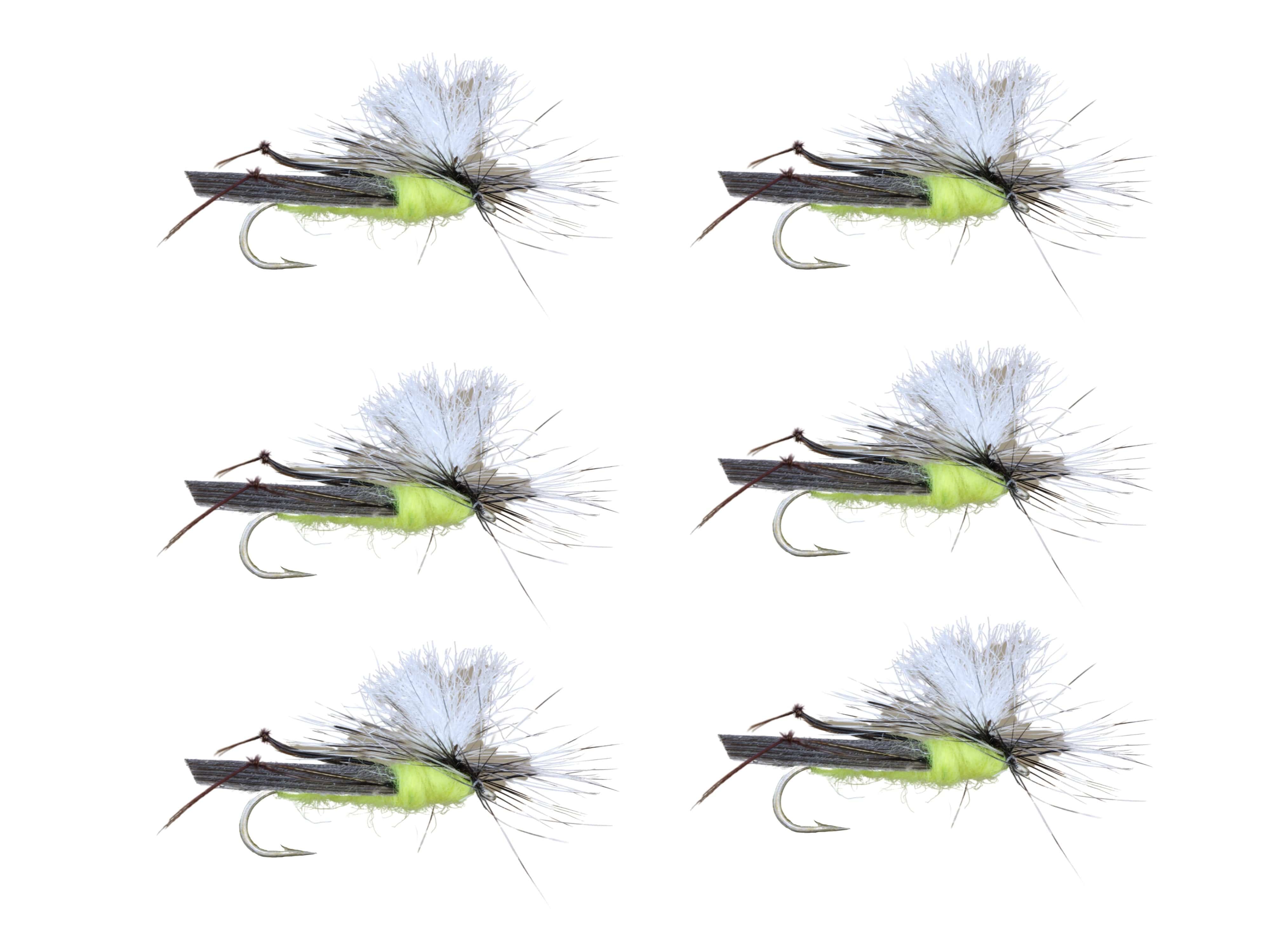 Wild Water Fly Fishing Parachute Hopper, Size 12, Qty. 6