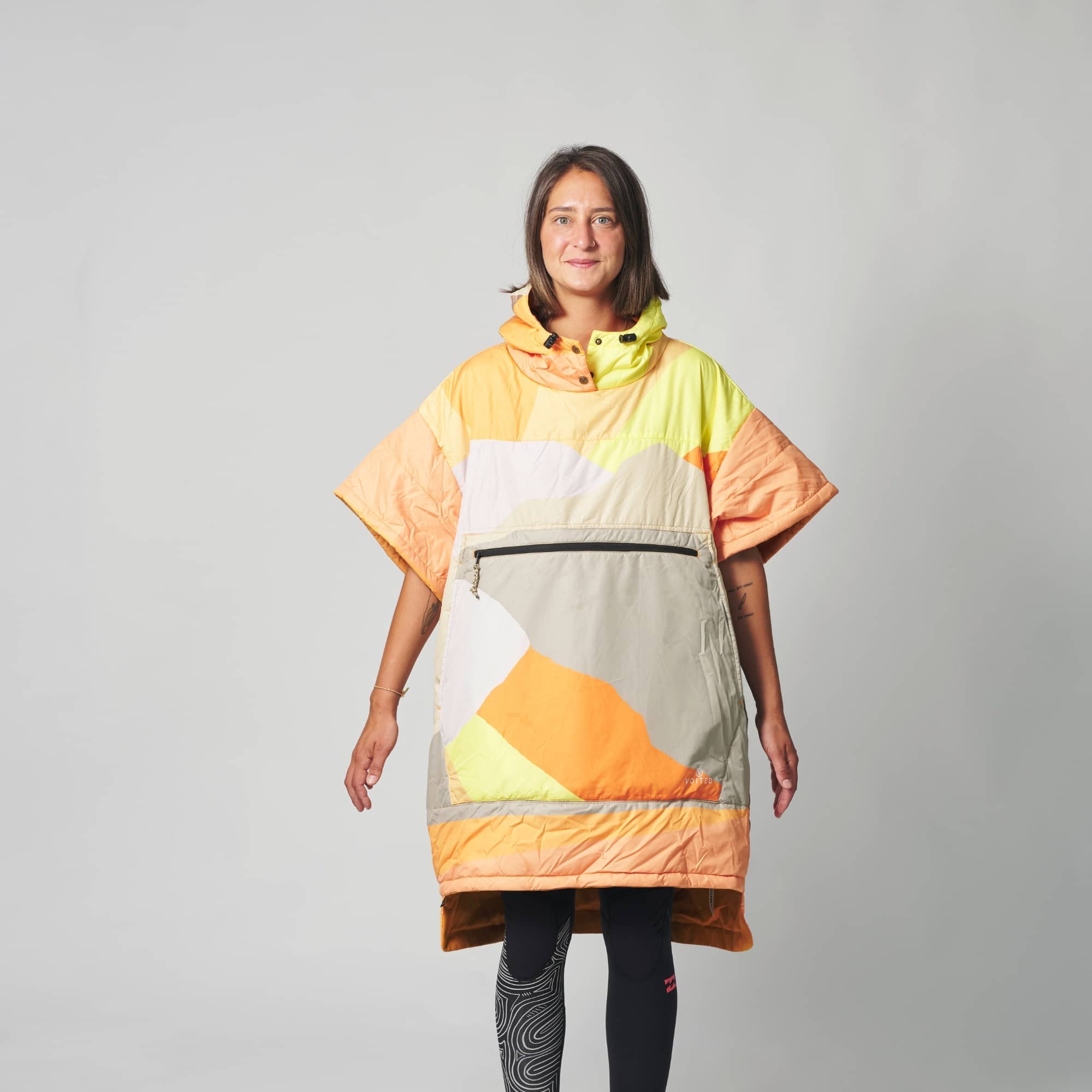 VOITED 2nd Edition Outdoor Poncho for Surfing, Camping, Vanlife & Wild Swimming - Sunscape