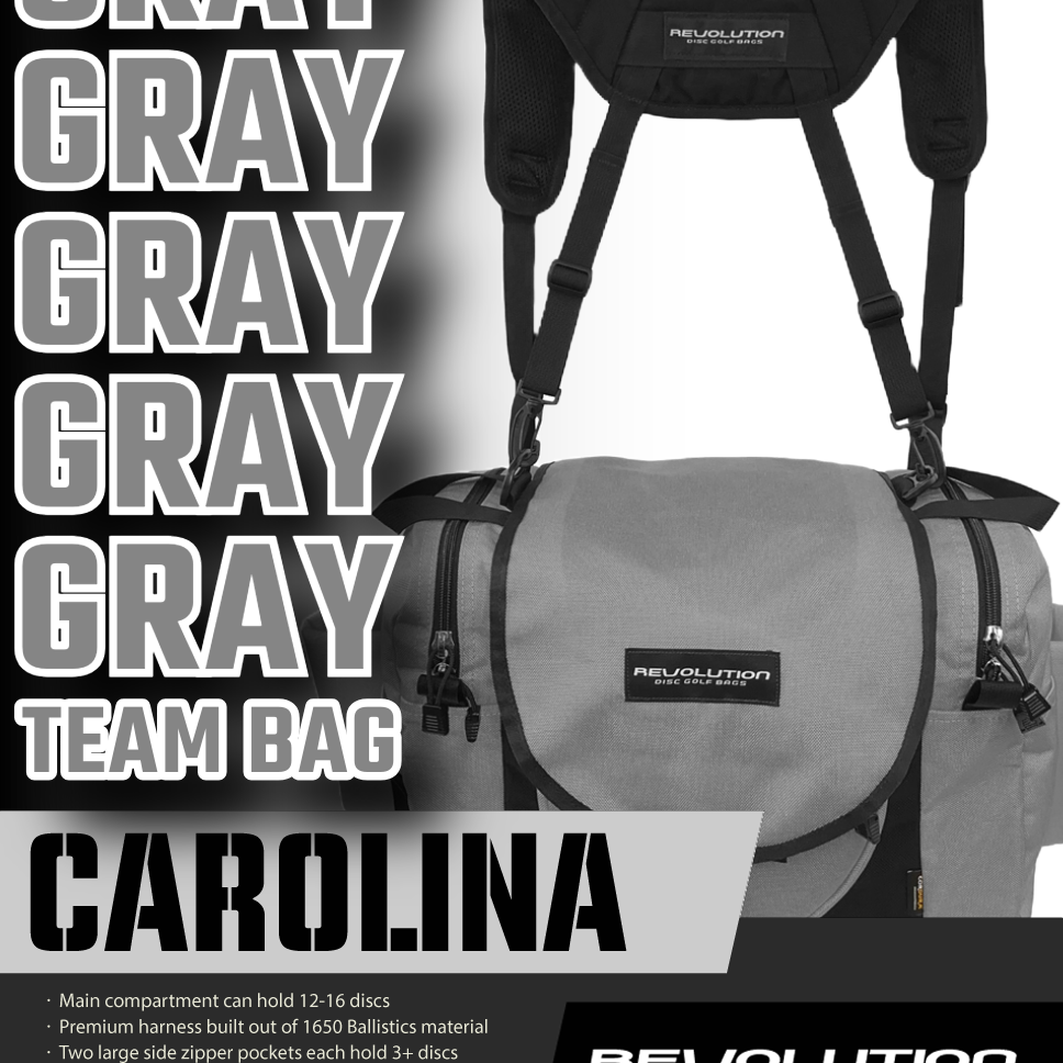 Revolution Carolina Team V3 Disc Golf Bag - Mountain Mist - Gotta Go Gotta Throw