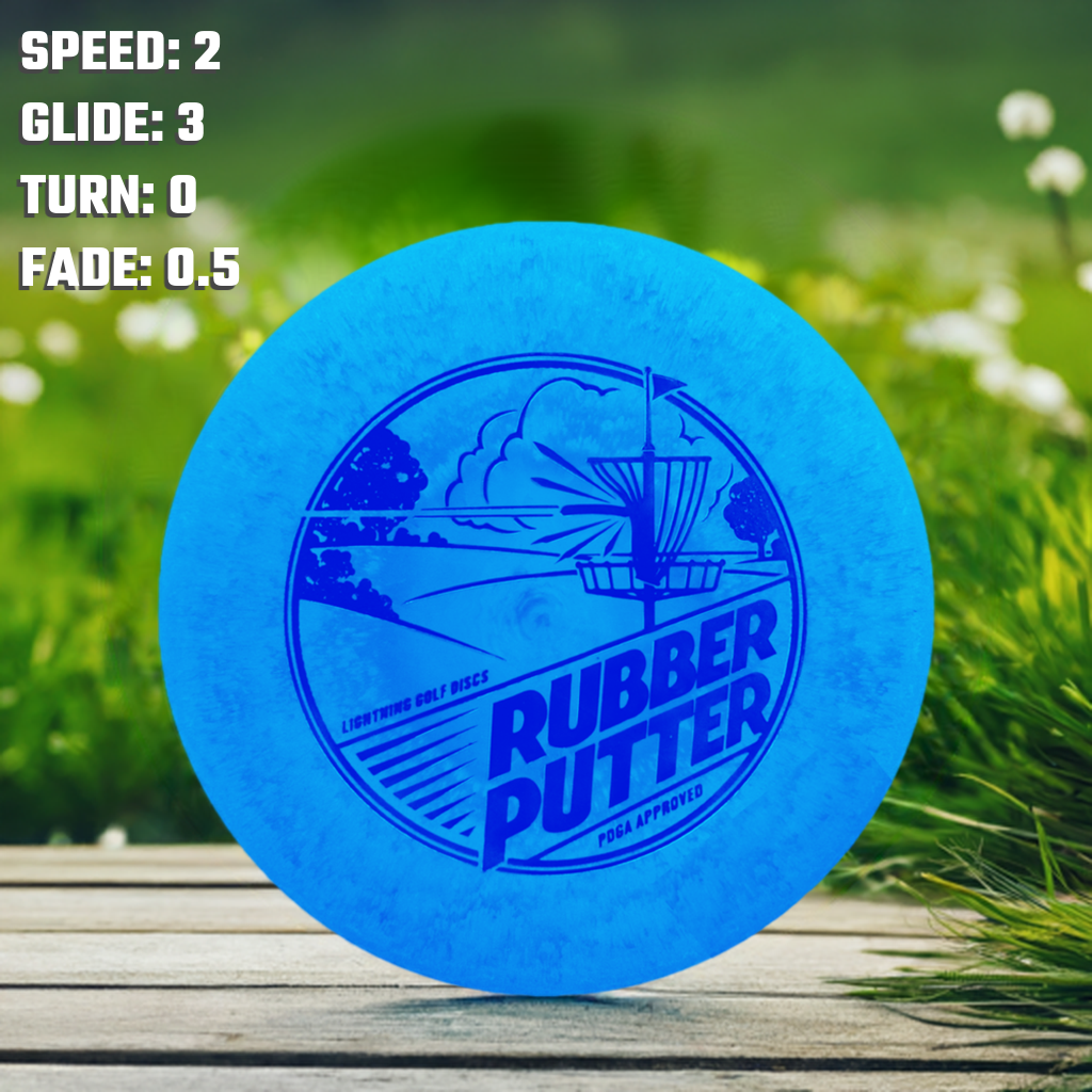 Lightning Standard Rubber Putter Golf Disc