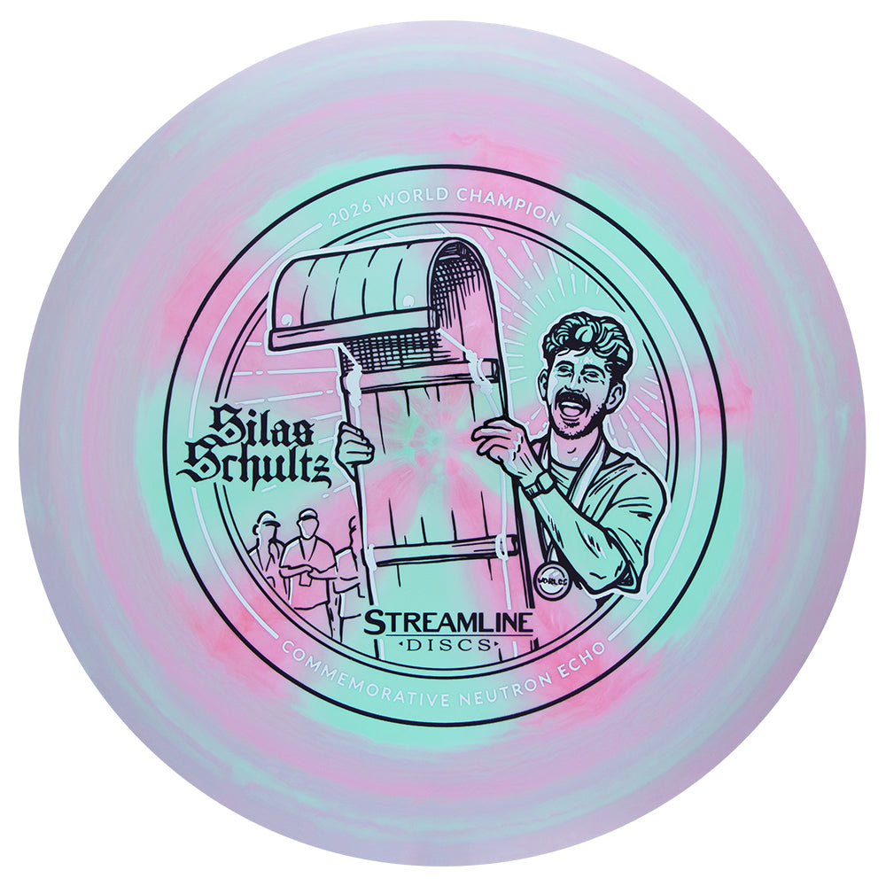 Streamline Limited Edition Silas Schultz 2026 World Championship Commemorative Edition Neutron Echo Midrange Golf Disc