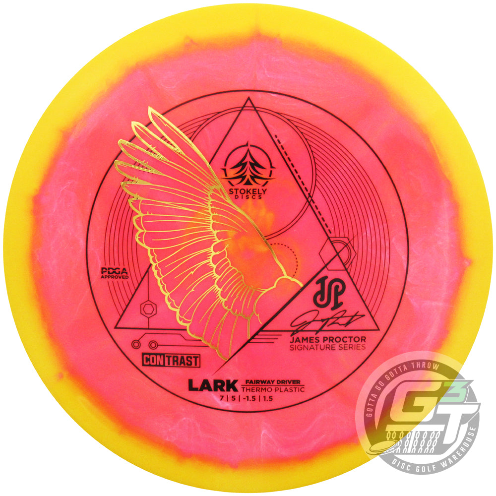 Stokely Limited Edition 2025 Signature Tour Series James Proctor Contrast Thermo Lark Fairway Driver Golf Disc