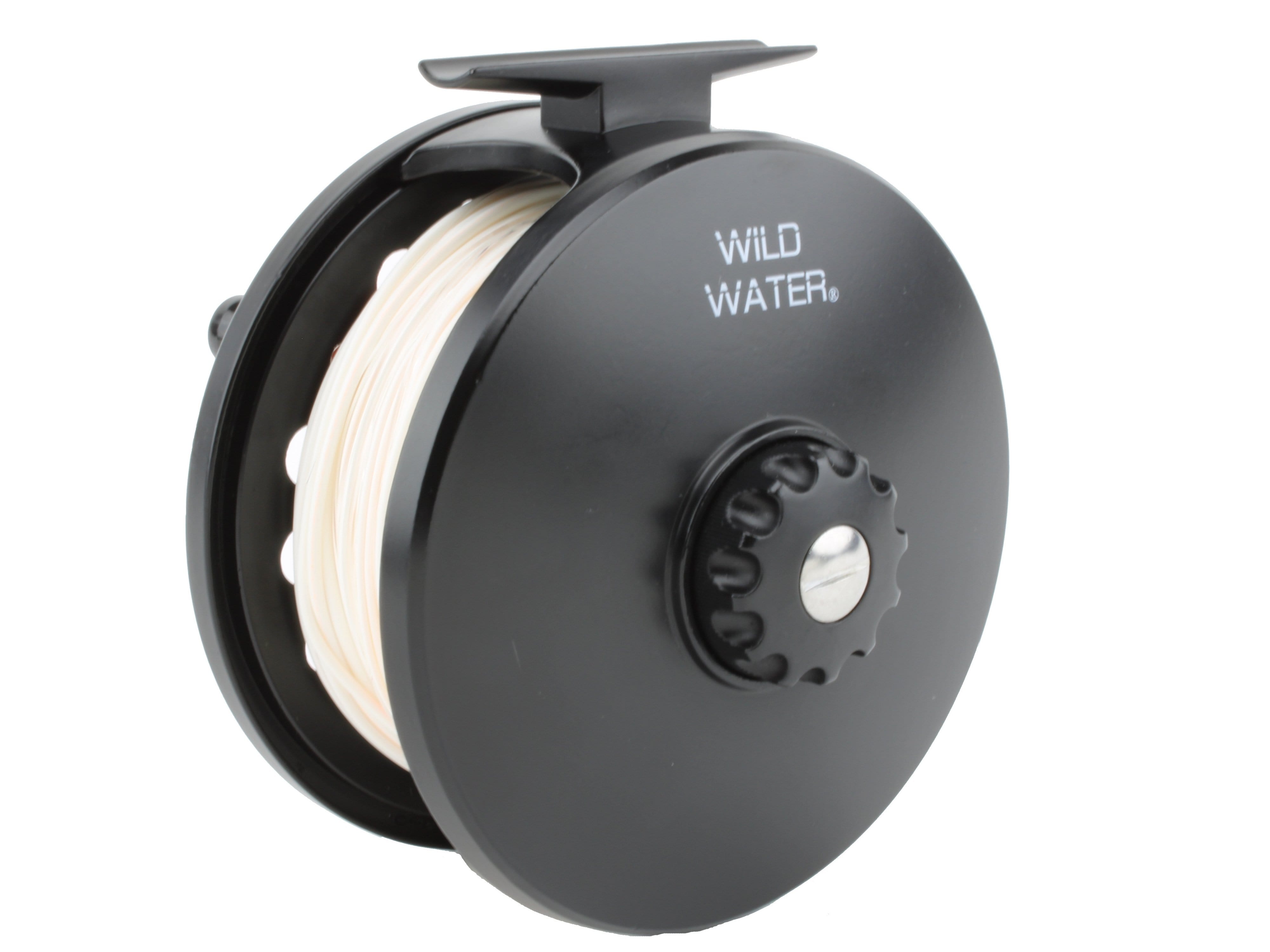 Wild Water Die Cast 114mm Fly Reel for Spey, Switch or Saltwater, 300 grain line