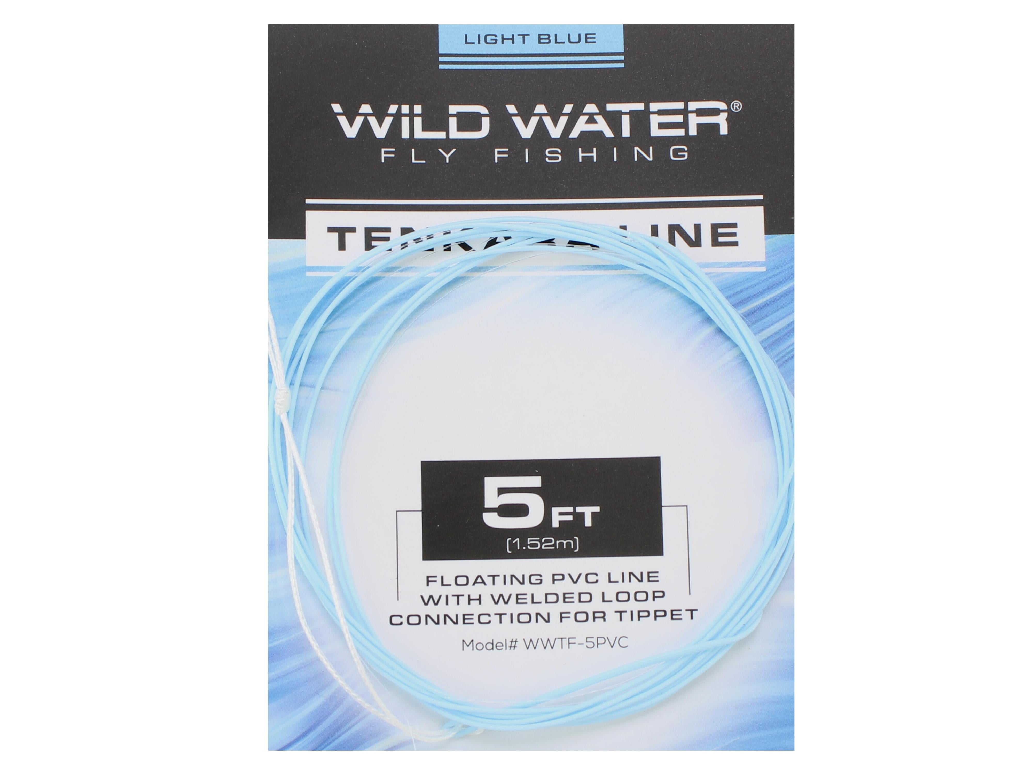 Wild Water Fly Fishing 5' Blue PVC Tenkara Line