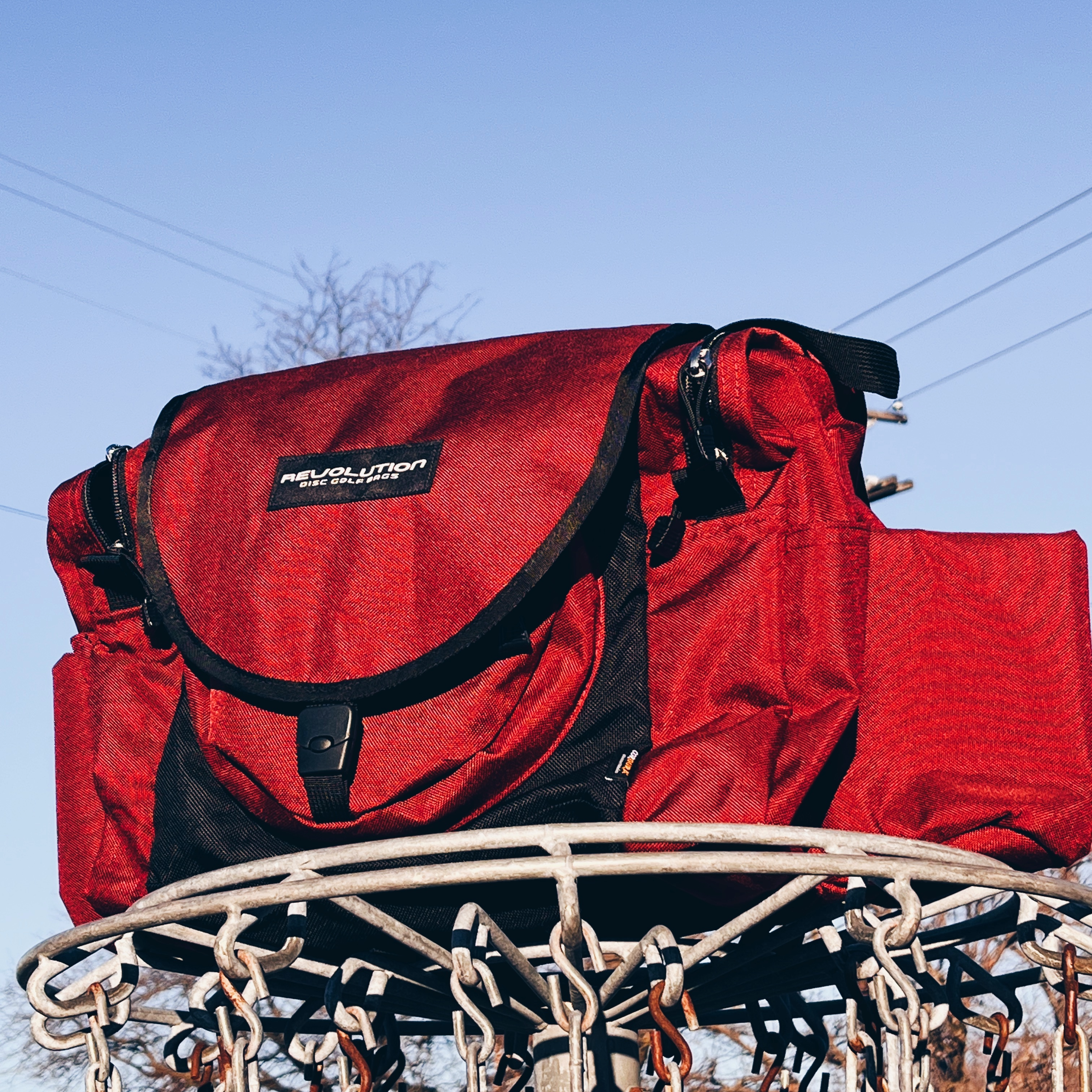 Revolution Carolina Team V3 Disc Golf Bag - Crimson - Gotta Go Gotta Throw