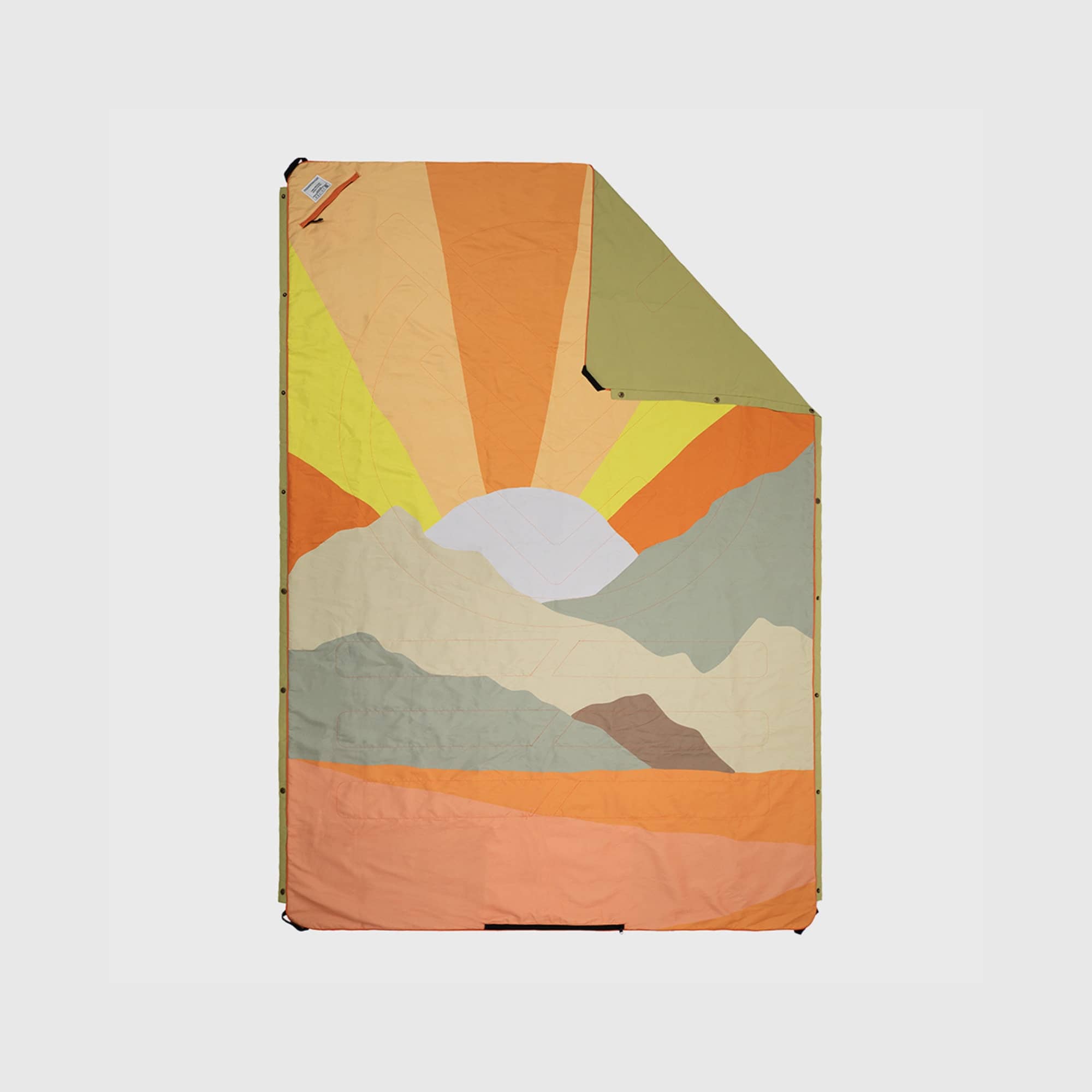 VOITED Compact Picnic & Beach Blanket - Sunscape