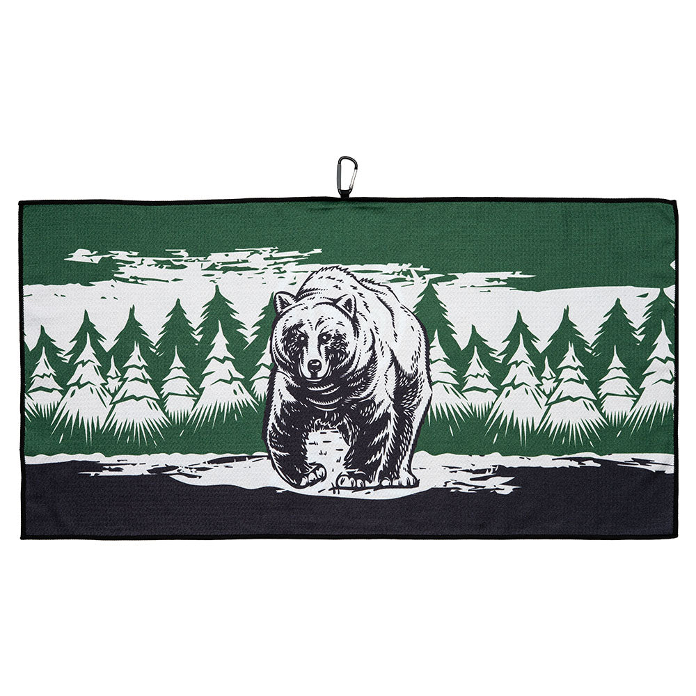 Westside Discs Bear Microfiber Waffle Disc Golf Towel