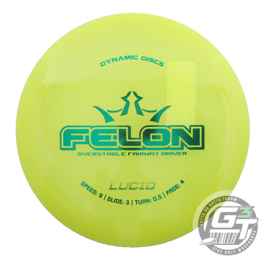 Dynamic Discs Lucid Felon Fairway Driver Golf Disc (Individually Listed)