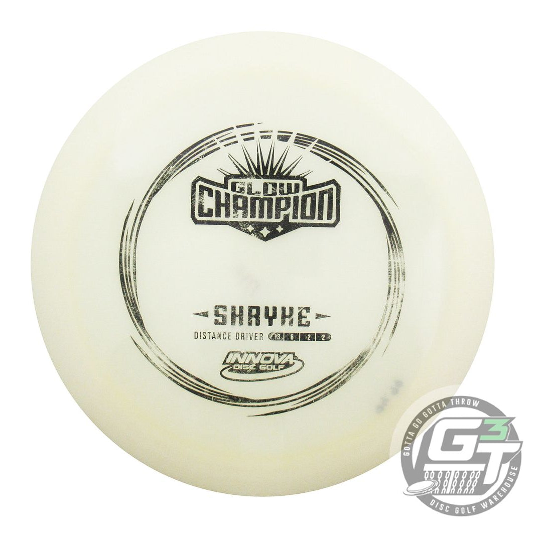 USED Innova Champion Glow Shryke 175g Black Stamp Distance Driver Golf Disc