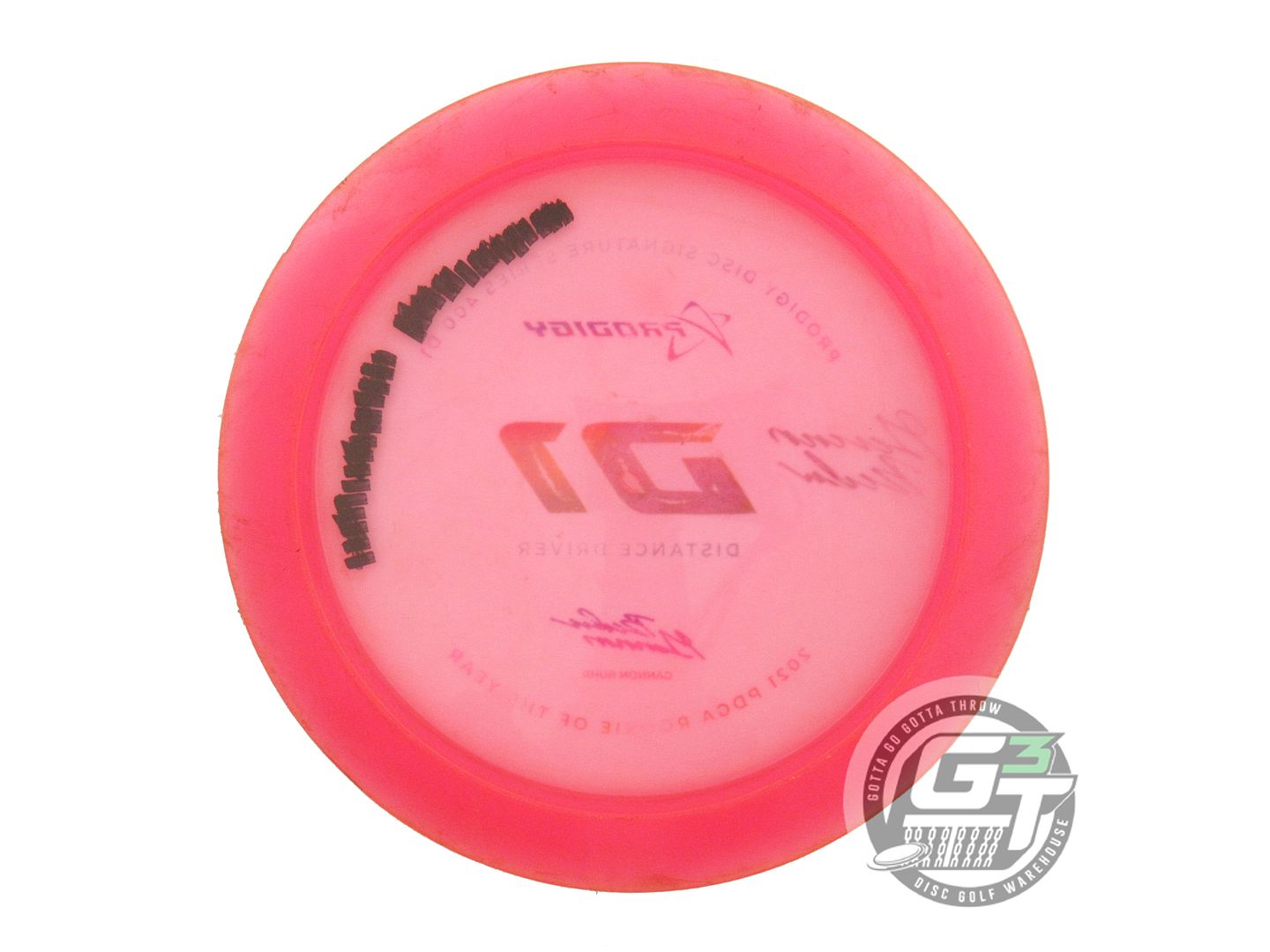 USED Prodigy Discs 400 D1 174g Pink Rainbow Foil Distance Driver Golf Disc