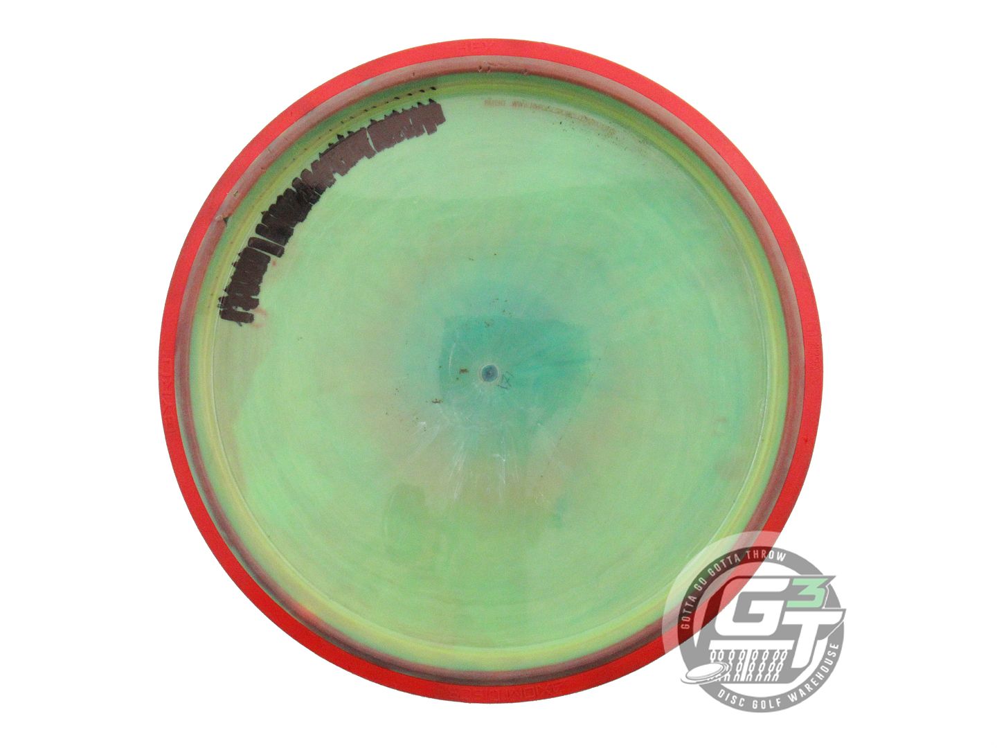 USED Axiom Discs Neutron Hex 171g HOME DYED Red Rim Midrange Golf Disc