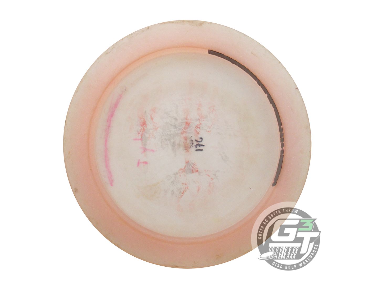 USED Legacy Discs Pinnacle Rampage 176g Pink Wiped Stamp Distance Driver Disc