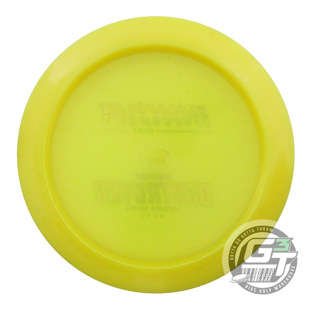 USED Innova Champion Destroyer 168g Yellow Sunset Foil Distance Driver Golf Disc