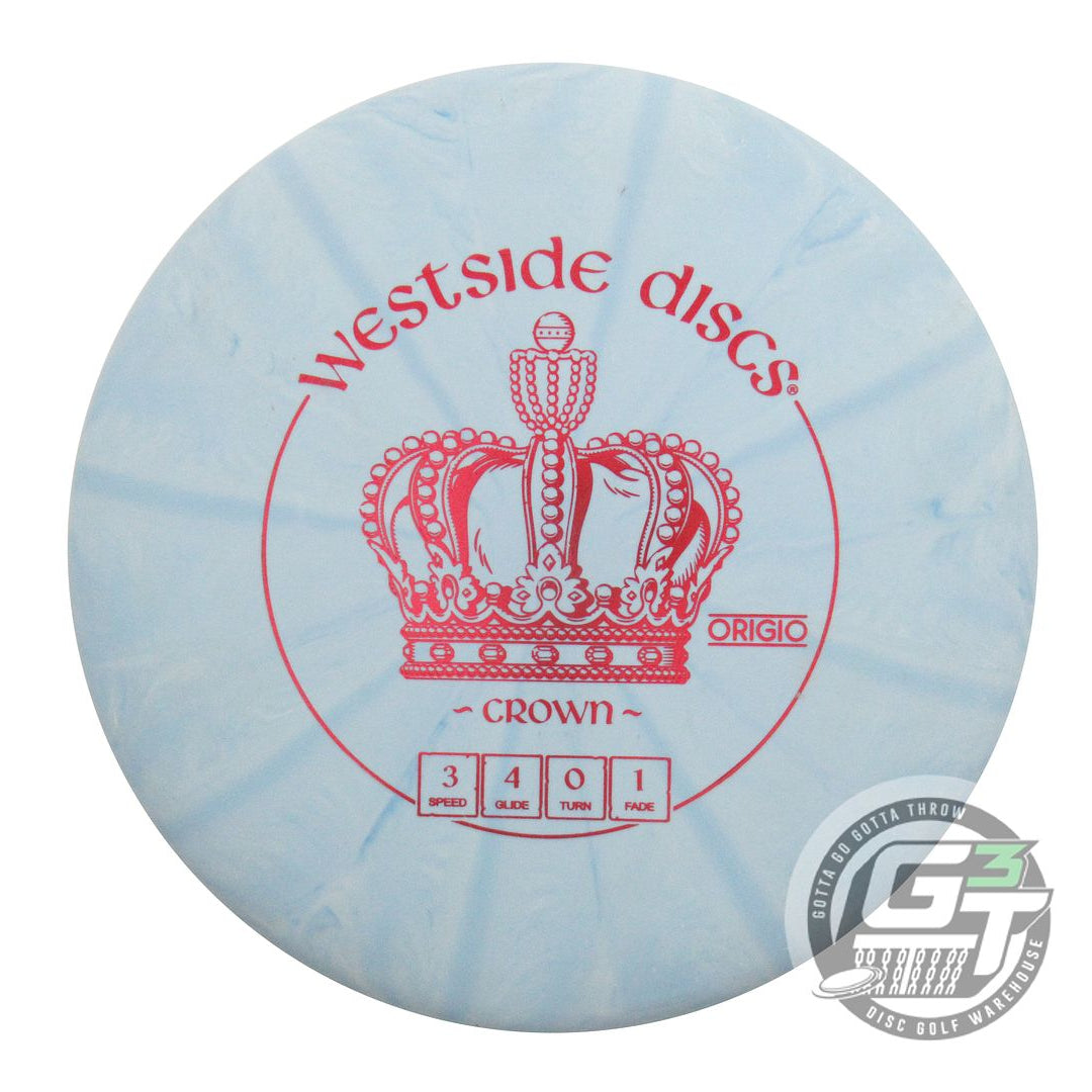 USED Westside Discs Origio Burst Crown 173g Blue Red Foil Putter Golf Disc