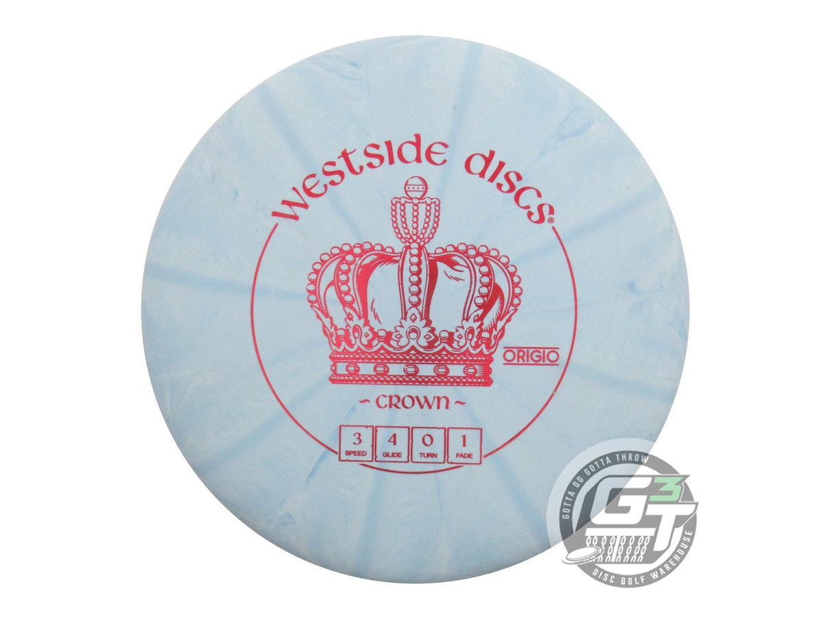 USED Westside Discs Origio Burst Crown 173g Blue Red Foil Putter Golf Disc
