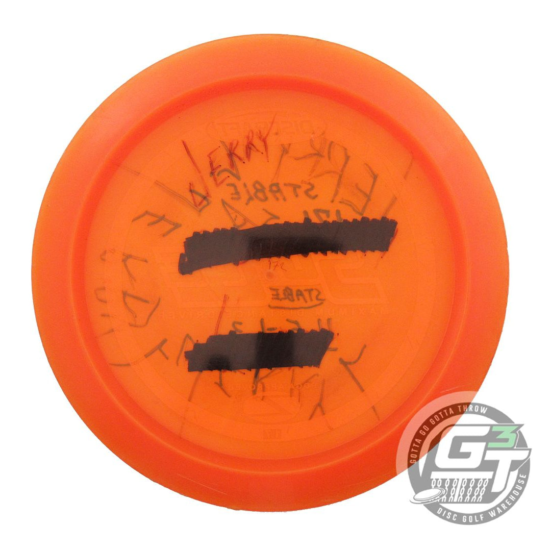 USED Discraft Z Surge 172g Orange White Stamp PFN Distance Driver Golf Disc