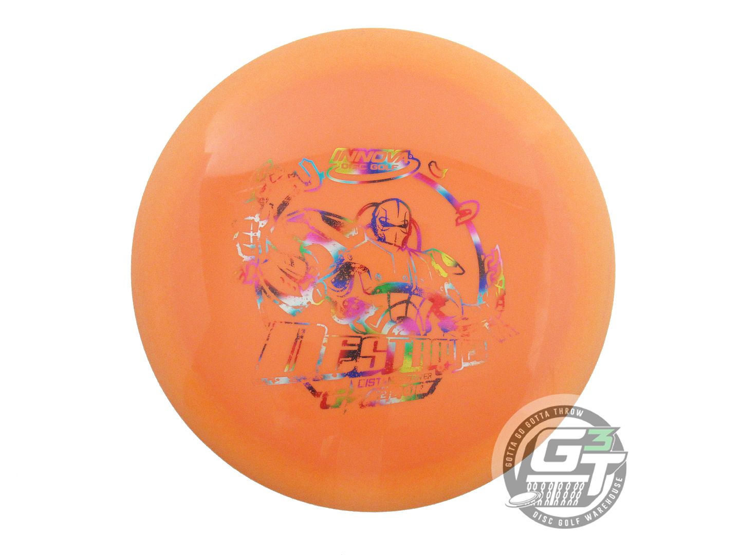 USED Innova GStar Destroyer 148g Orange Jellybean Foil Distance Driver Golf Disc