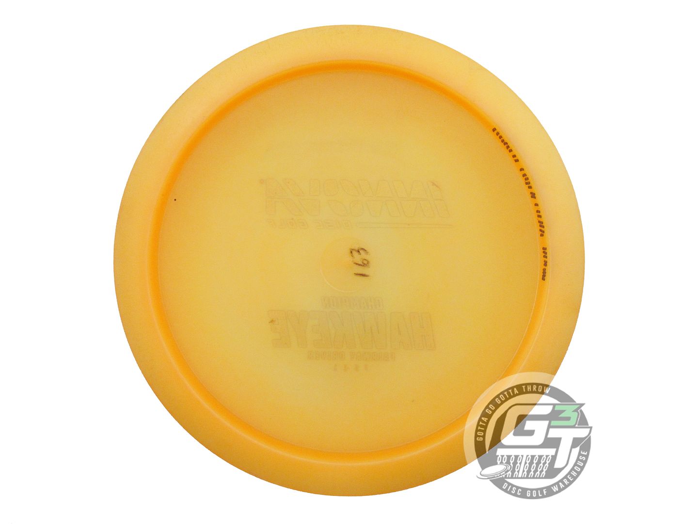USED Innova Champion Hawkeye 163g Peach Red Glitter Foil Fairway Driver Disc