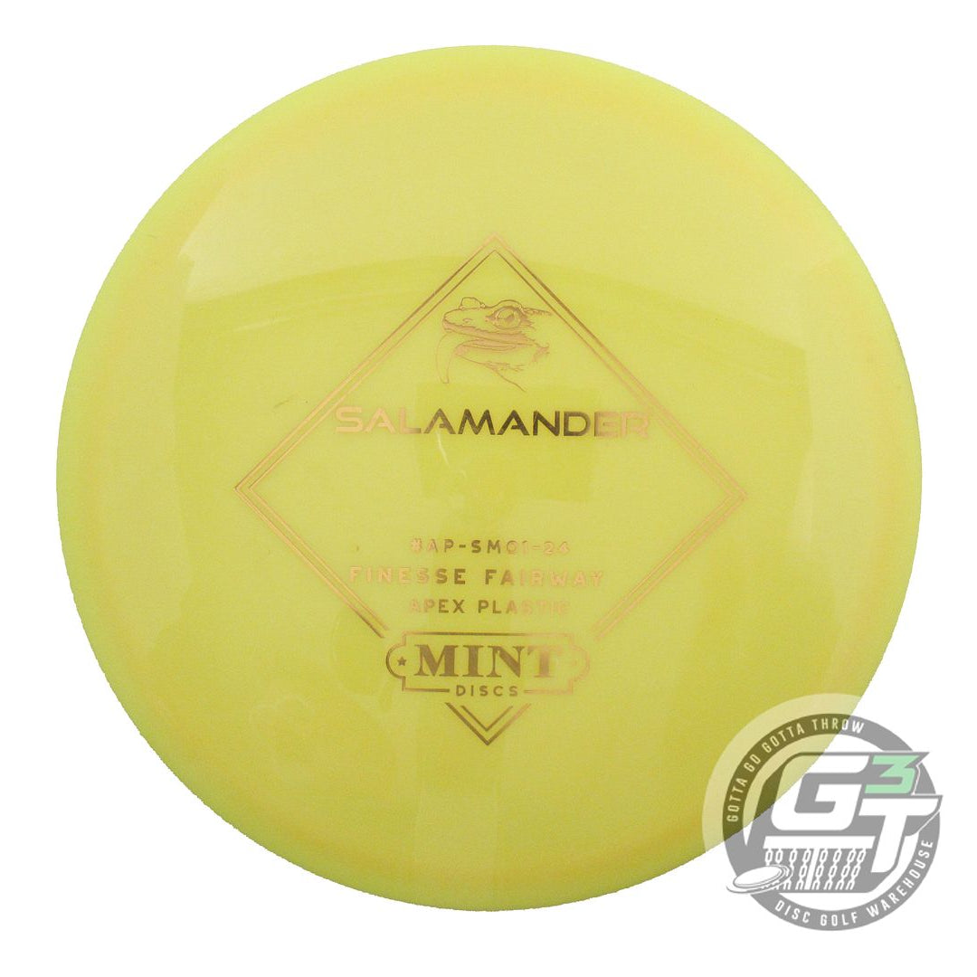 USED Mint Discs Apex Salamander 174g Yellow Gold Foil Fairway Driver Golf Disc