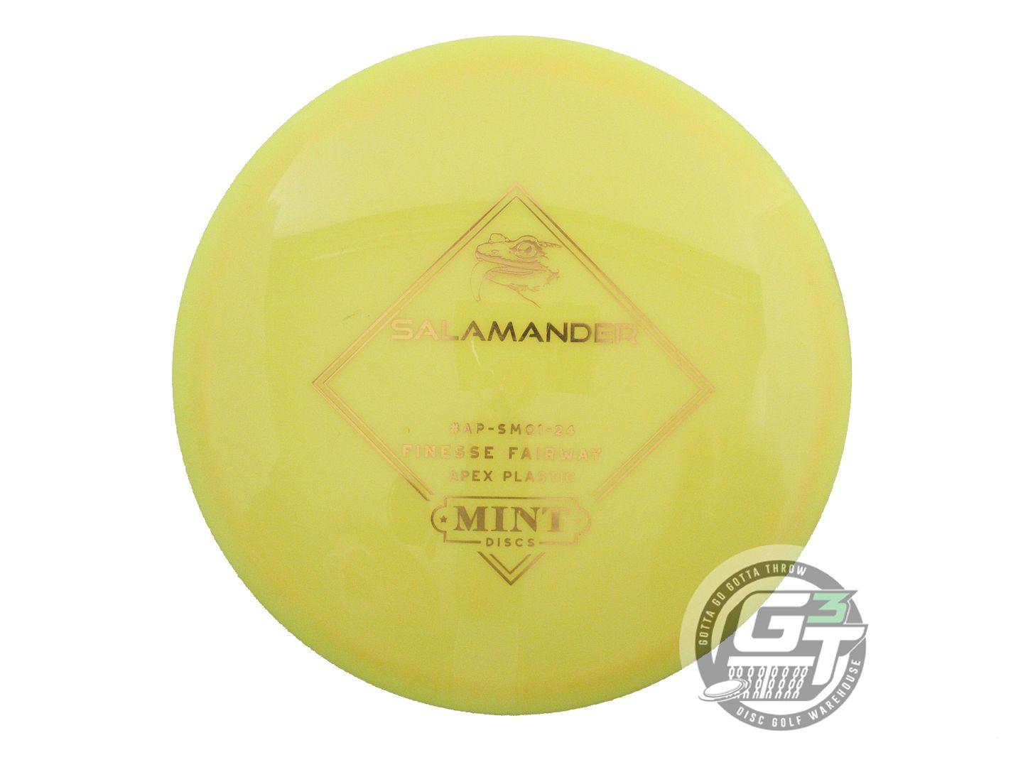 USED Mint Discs Apex Salamander 174g Yellow Gold Foil Fairway Driver Golf Disc