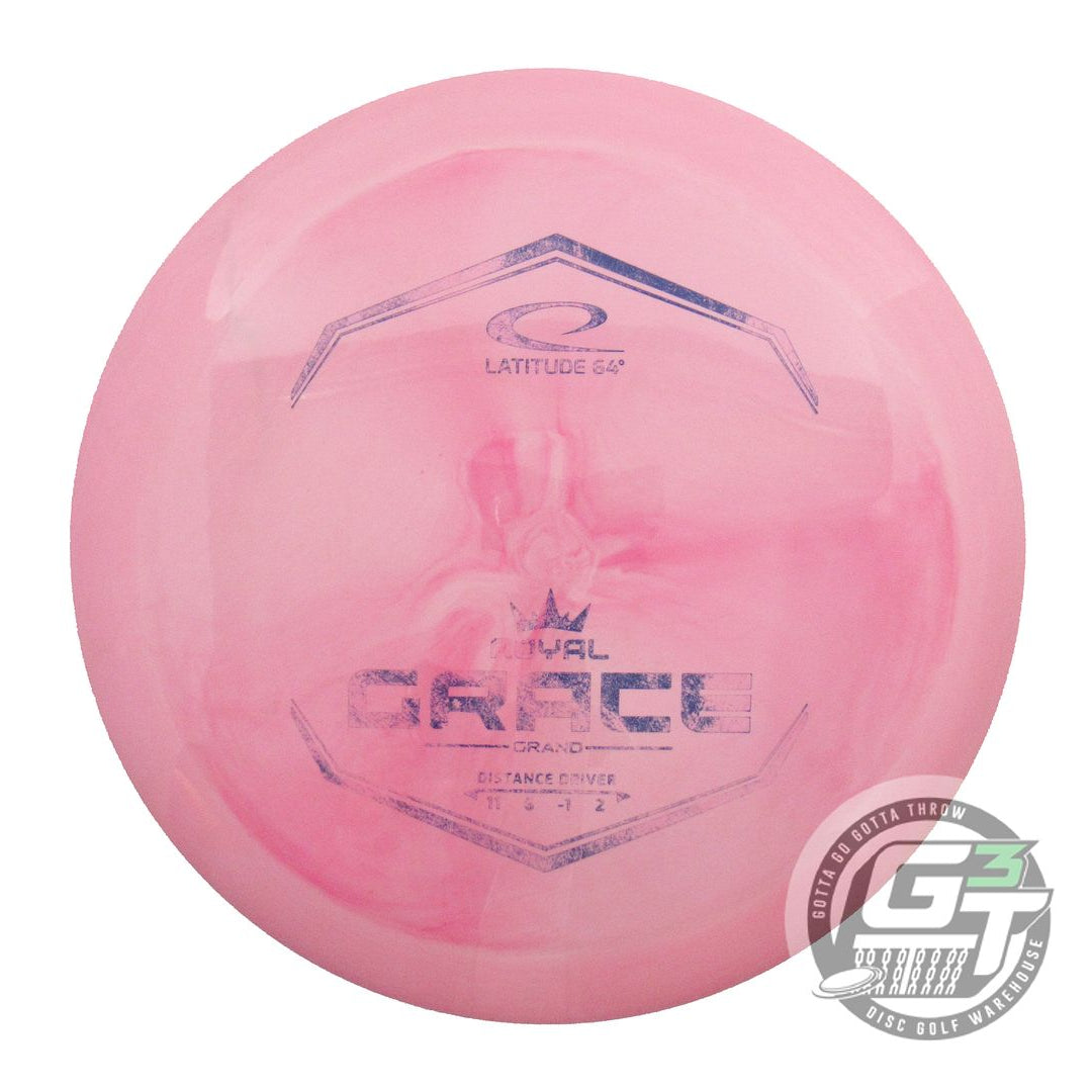 USED Latitude 64 Royal Grand Grace 173g Pink Blue Stamp Distance Driver Disc