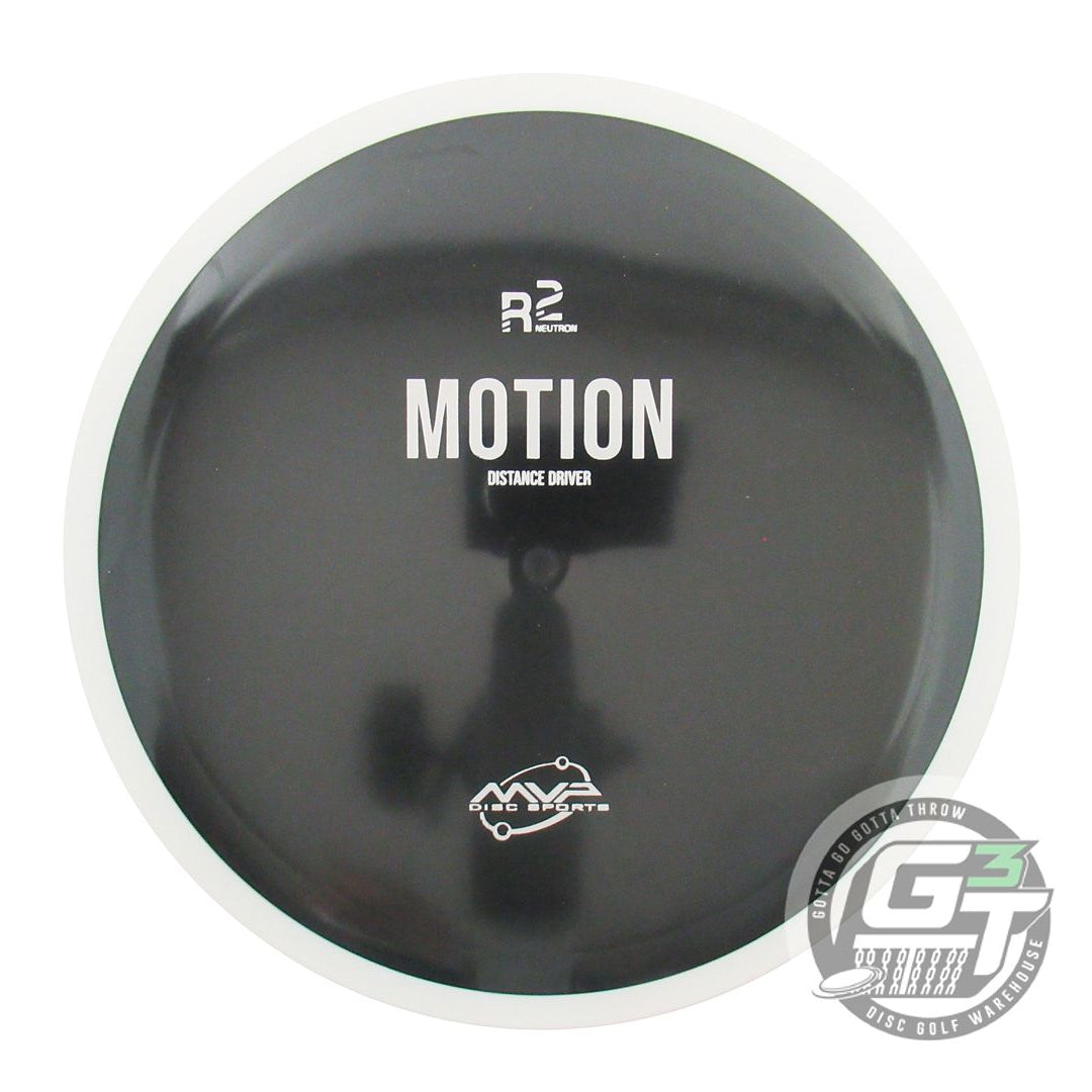 NOS MVP Disc Sports R2 Neutron Motion 161g Black White Rim Driver Golf Disc