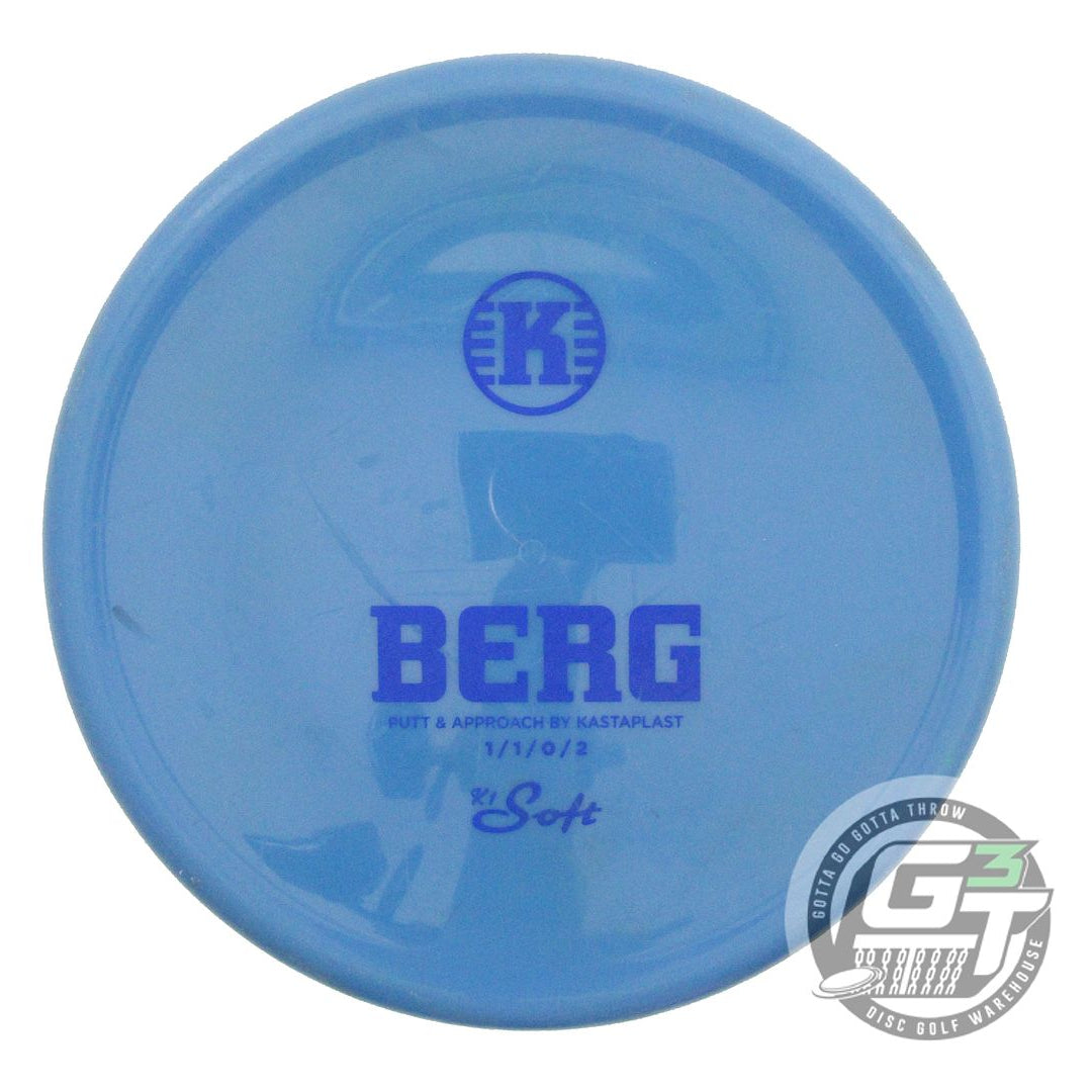 USED Kastaplast K1 Soft Berg 173g Blue Blue Stamp Putter Golf Disc