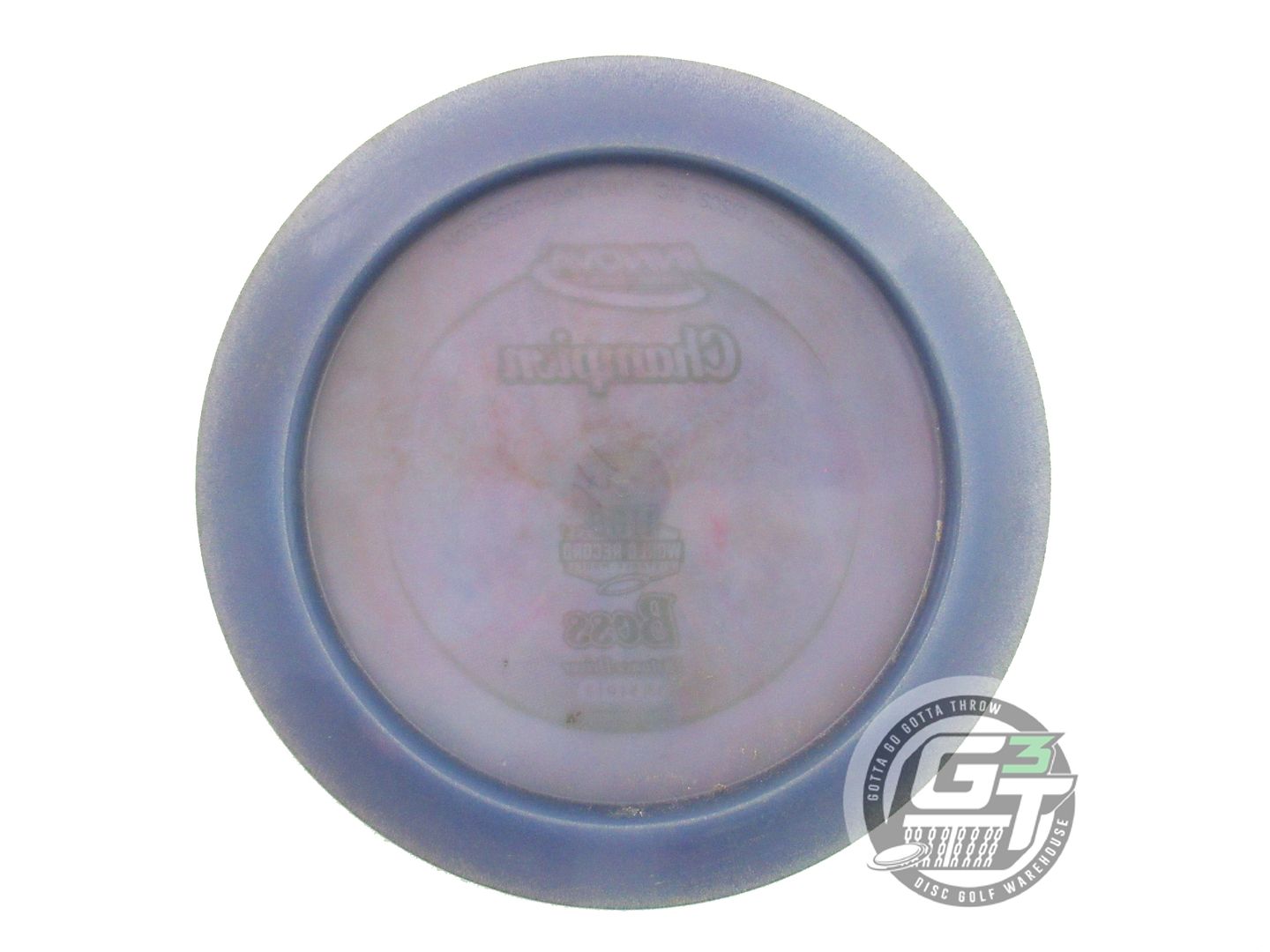 USED Innova Champion Boss 171g Purple Lime Laser Foil Distance Driver Golf Disc